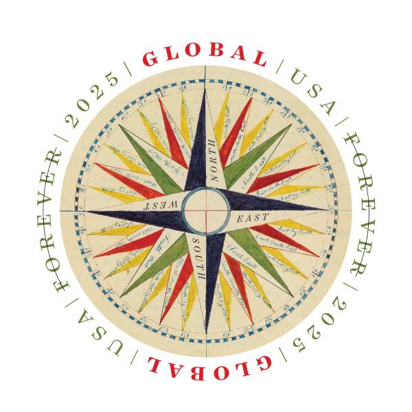 Global 1794 Compass Rose 2025 - 5 Sheets / 50 Pcs