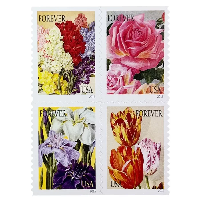 Botanical Art 2016 - 5 Sheets / 100 Pcs