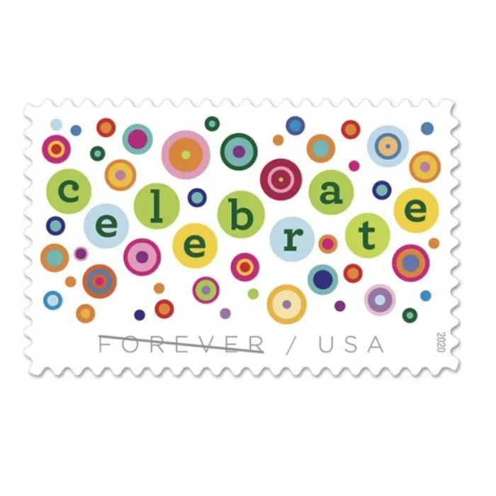 Let's Celebrate 2020 - 5 Sheets / 100 Pcs