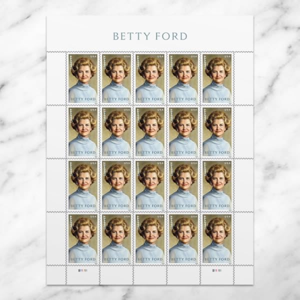 Betty Ford 2024- 5 Sheets / 100 Pcs