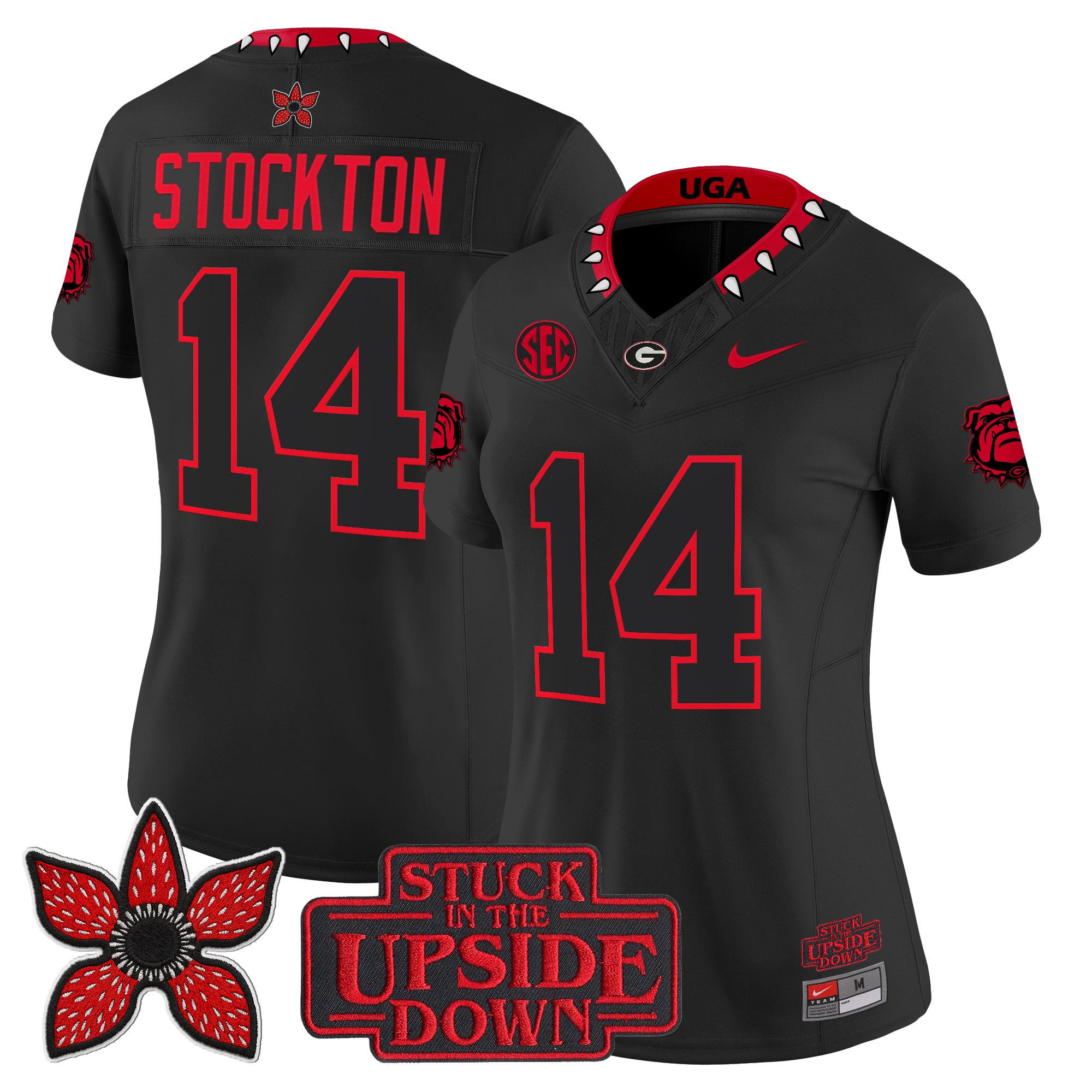 Georgia Bulldogs 'Stranger Things Edition' Vapor Limited Jersey - All Stitched