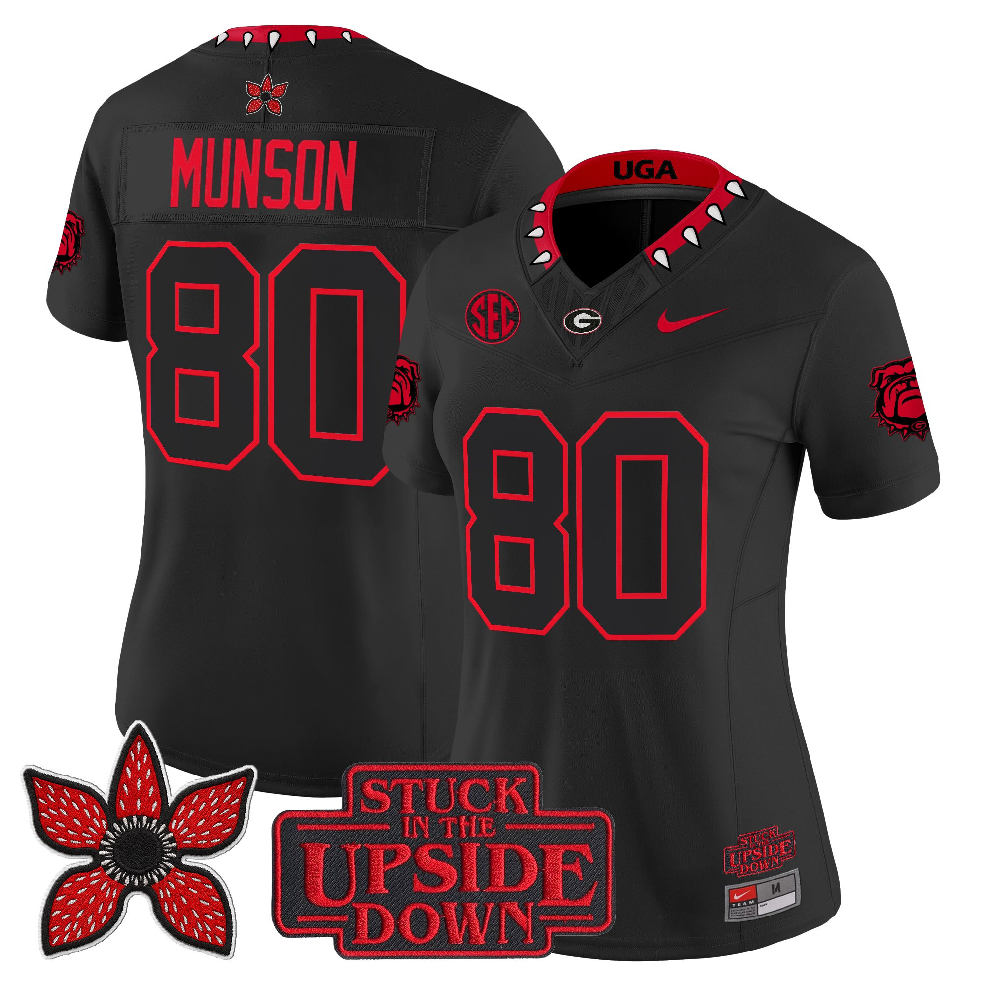 Georgia Bulldogs 'Stranger Things Edition' Vapor Limited Jersey - All Stitched