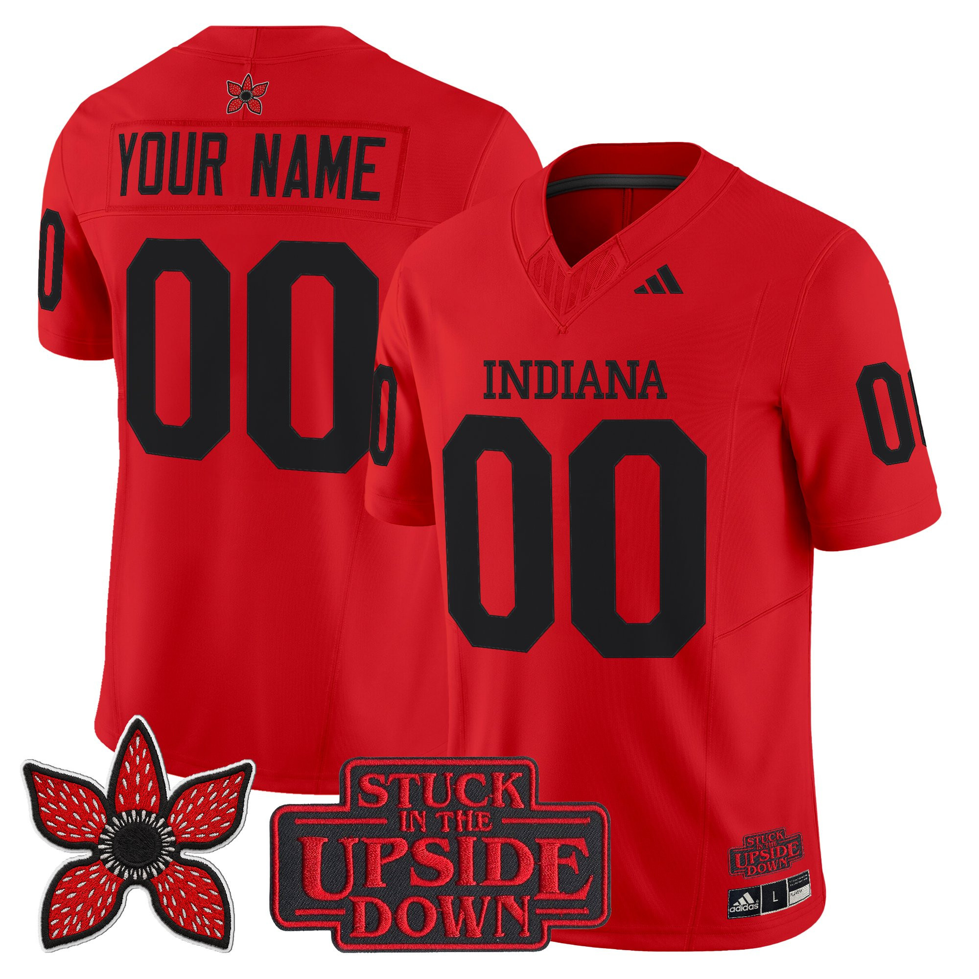 Indiana Hoosiers 'Stranger Things Edition' Vapor Limited Custom Jersey V2 - All Stitched