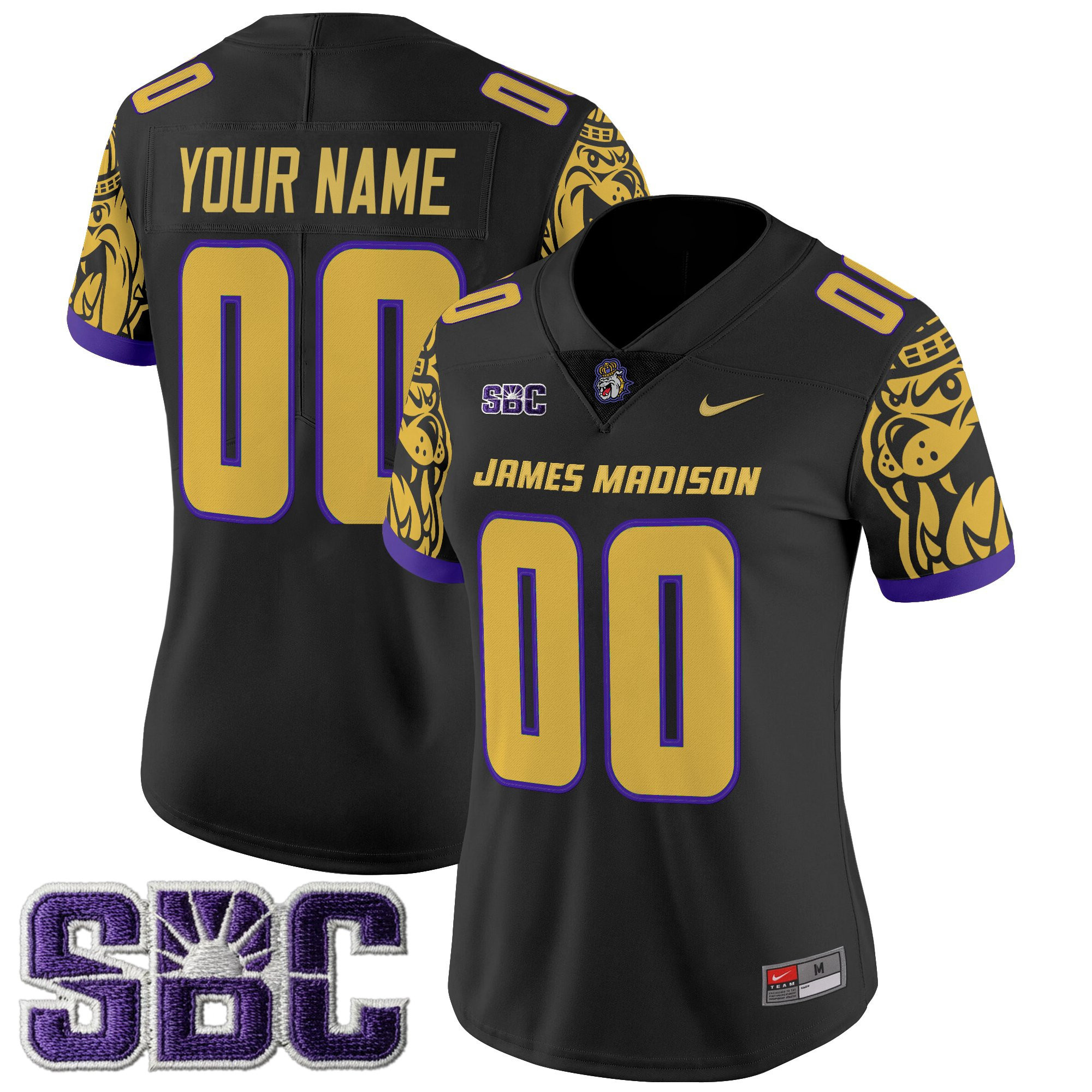 James Madison Dukes 2025 Vapor Limited Custom Jersey V2 - All Stitched