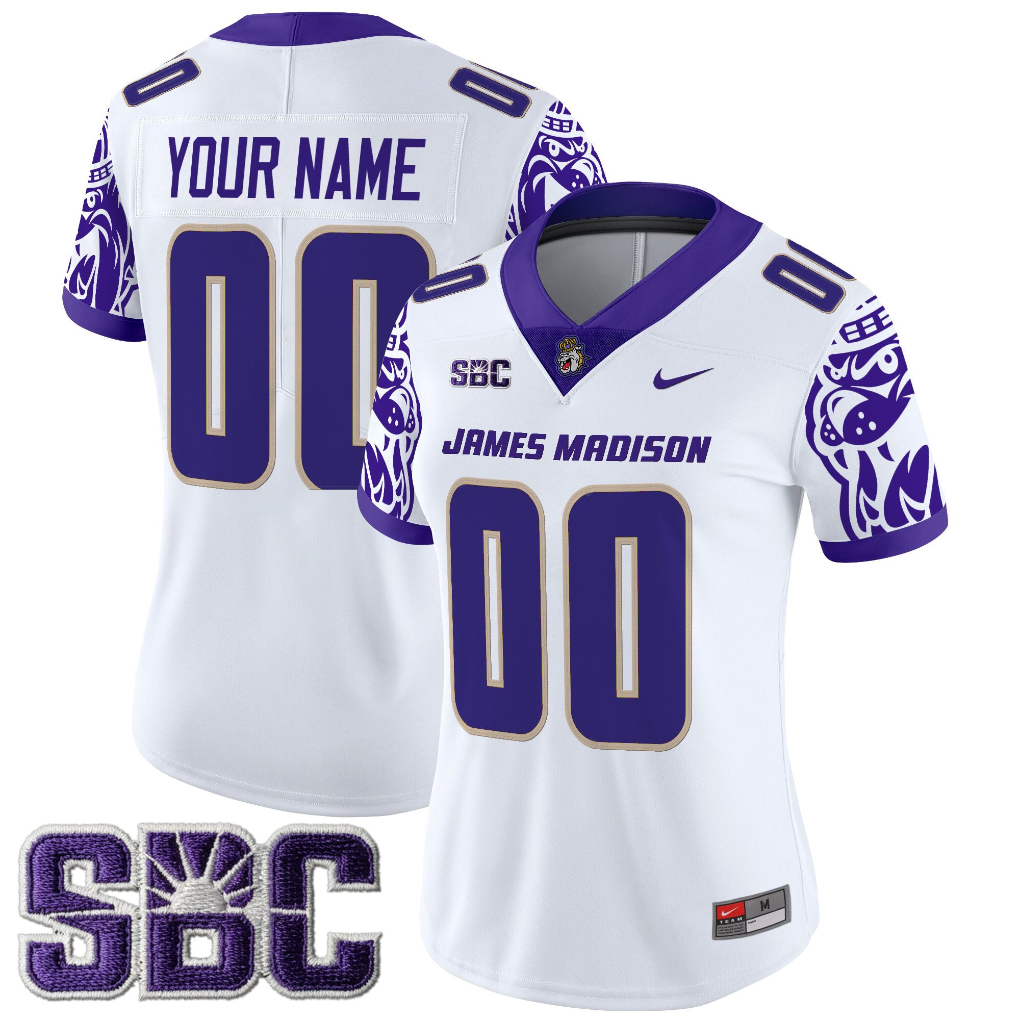 James Madison Dukes 2025 Vapor Limited Custom Jersey V2 - All Stitched