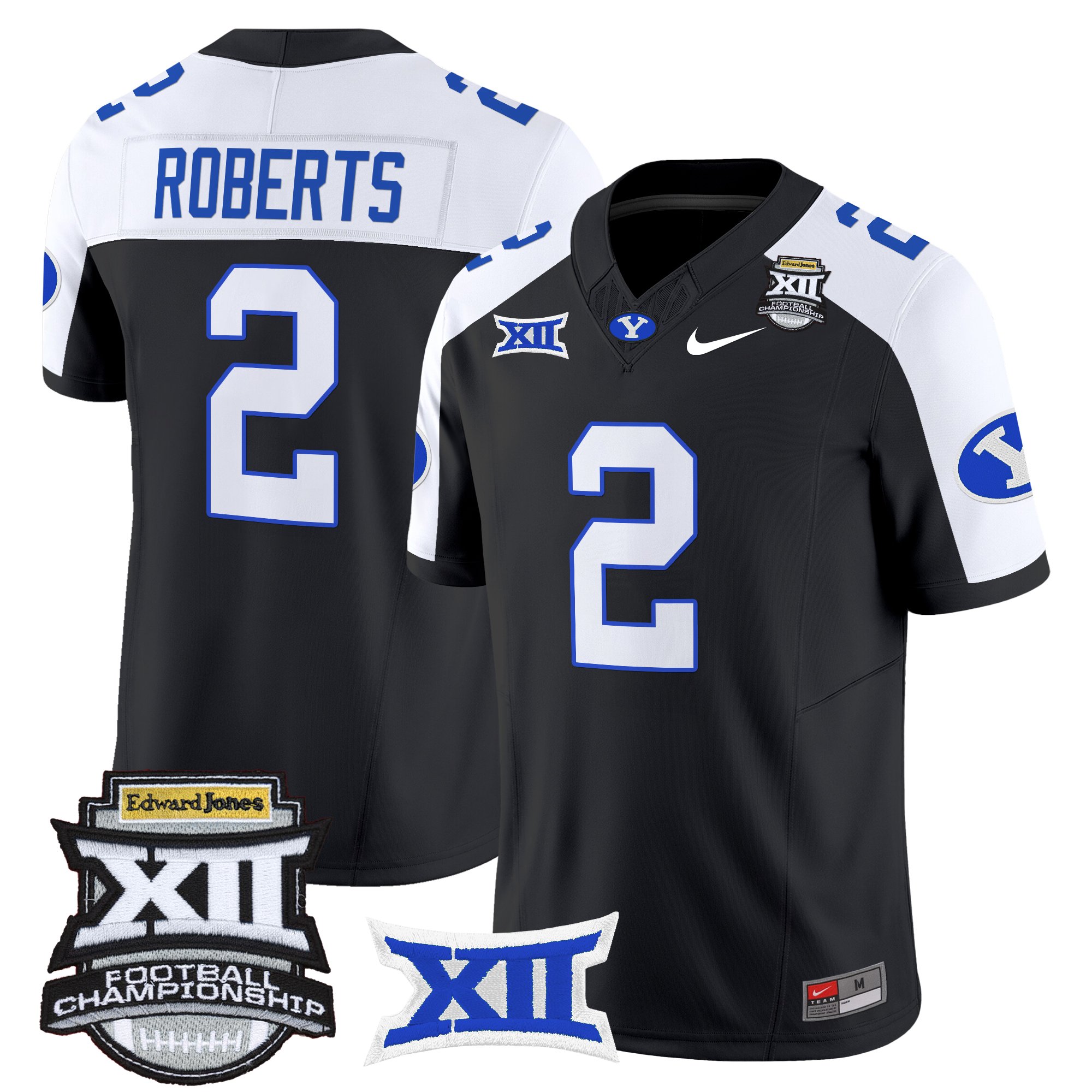 Men's BYU Cougars 2025 Big 12 Championship Vapor Limited Jersey - All Stitched