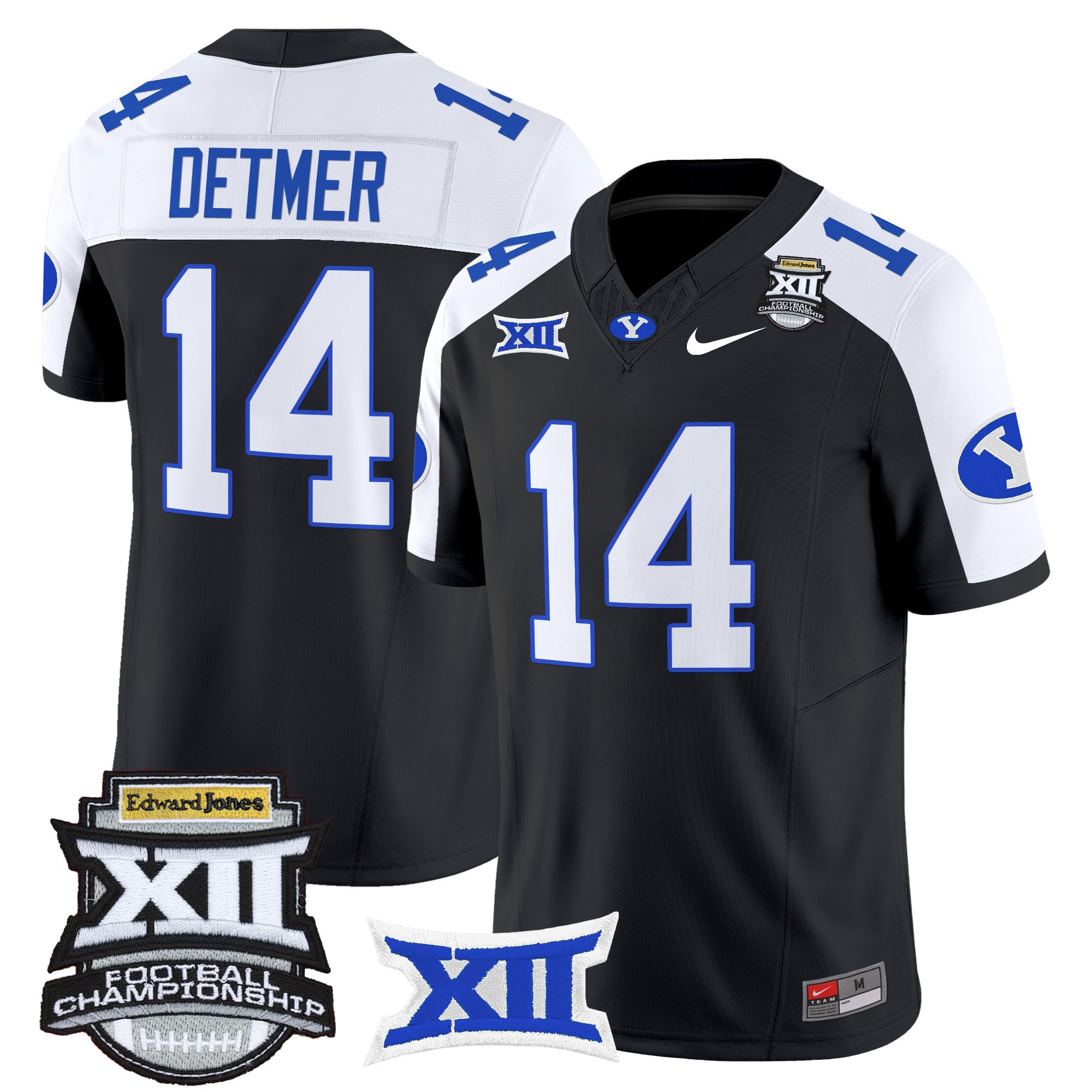 Men's BYU Cougars 2025 Big 12 Championship Vapor Limited Jersey - All Stitched