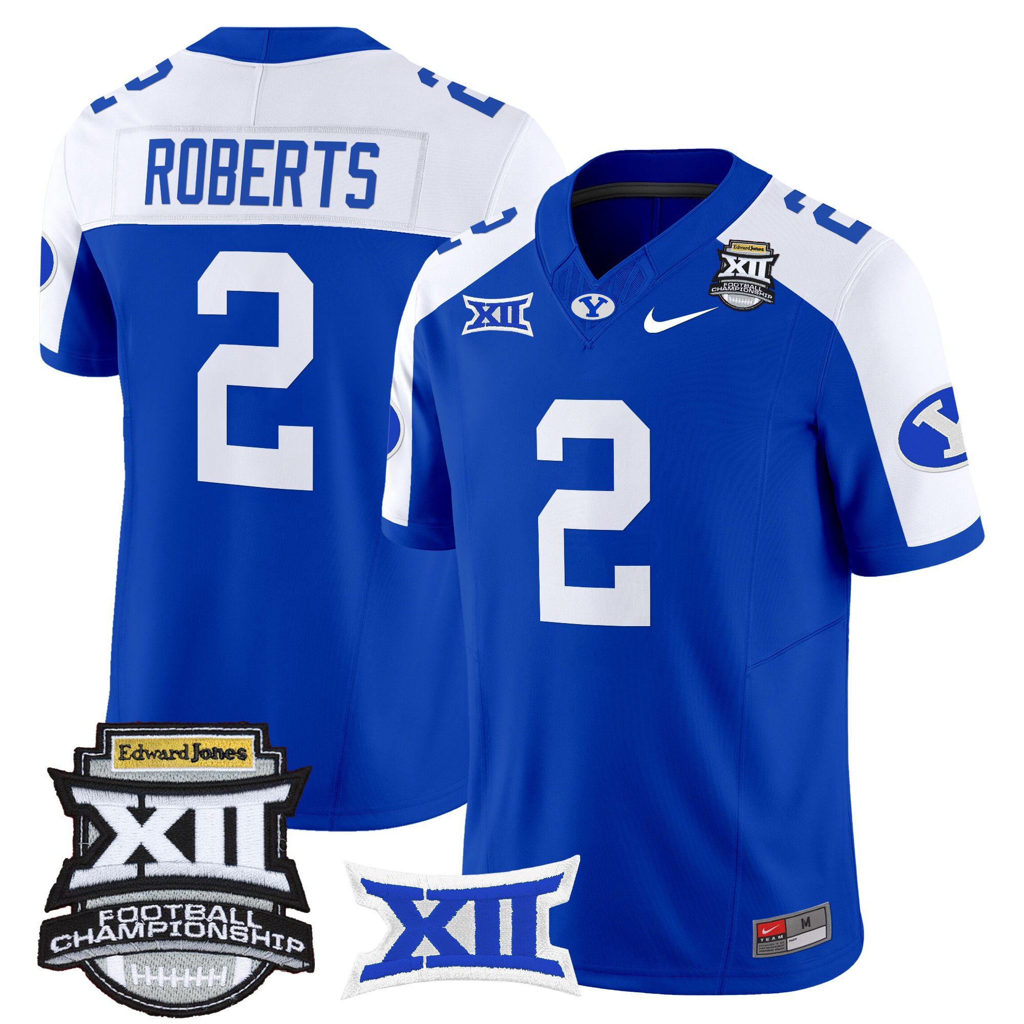 Men's BYU Cougars 2025 Big 12 Championship Vapor Limited Jersey - All Stitched