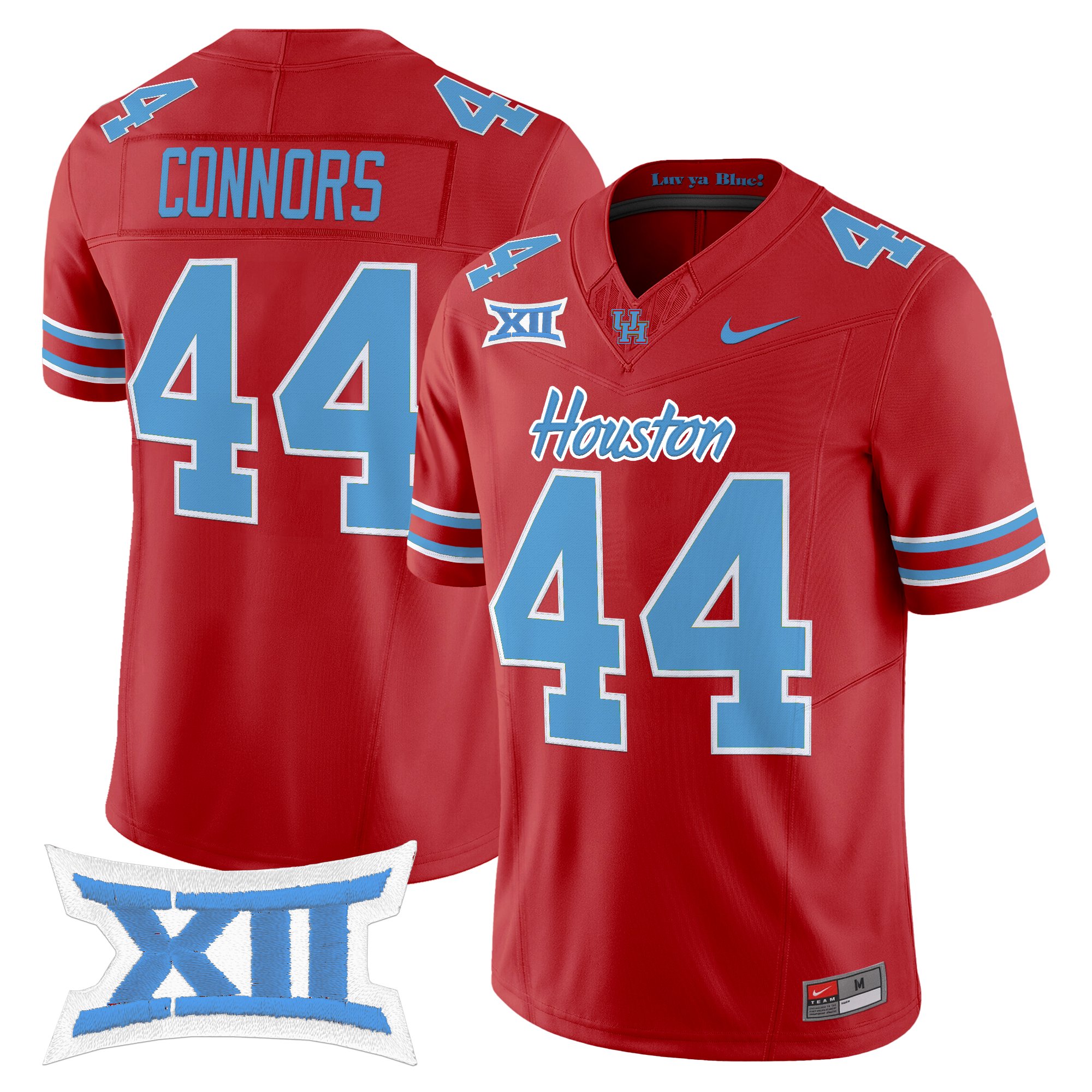 Men's Houston Cougars 2025 Oilers Inspired Vapor Limited Jersey - All Stitched