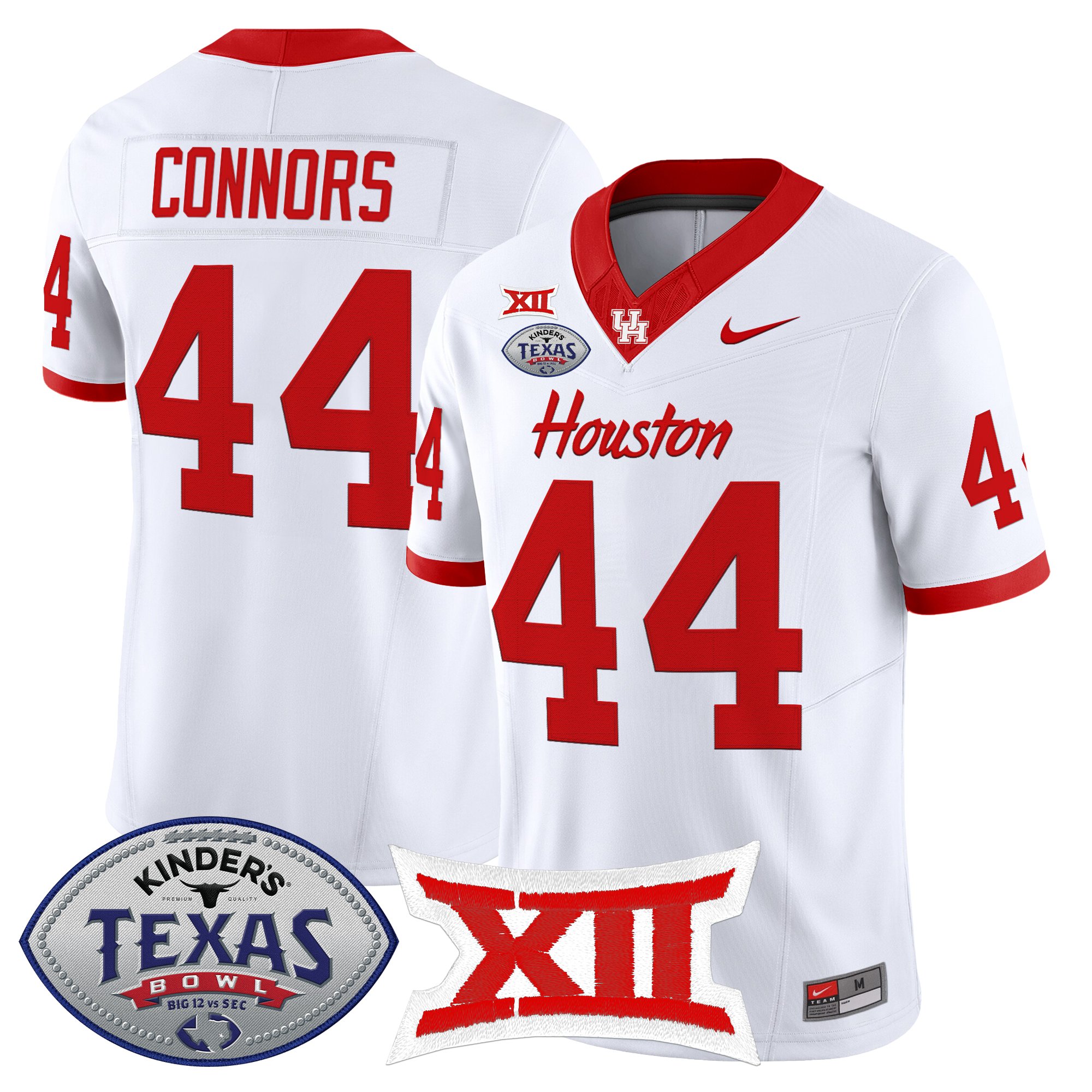 Men's Houston Cougars 2025 Texas Bowl Vapor Limited Jersey - All Stitched