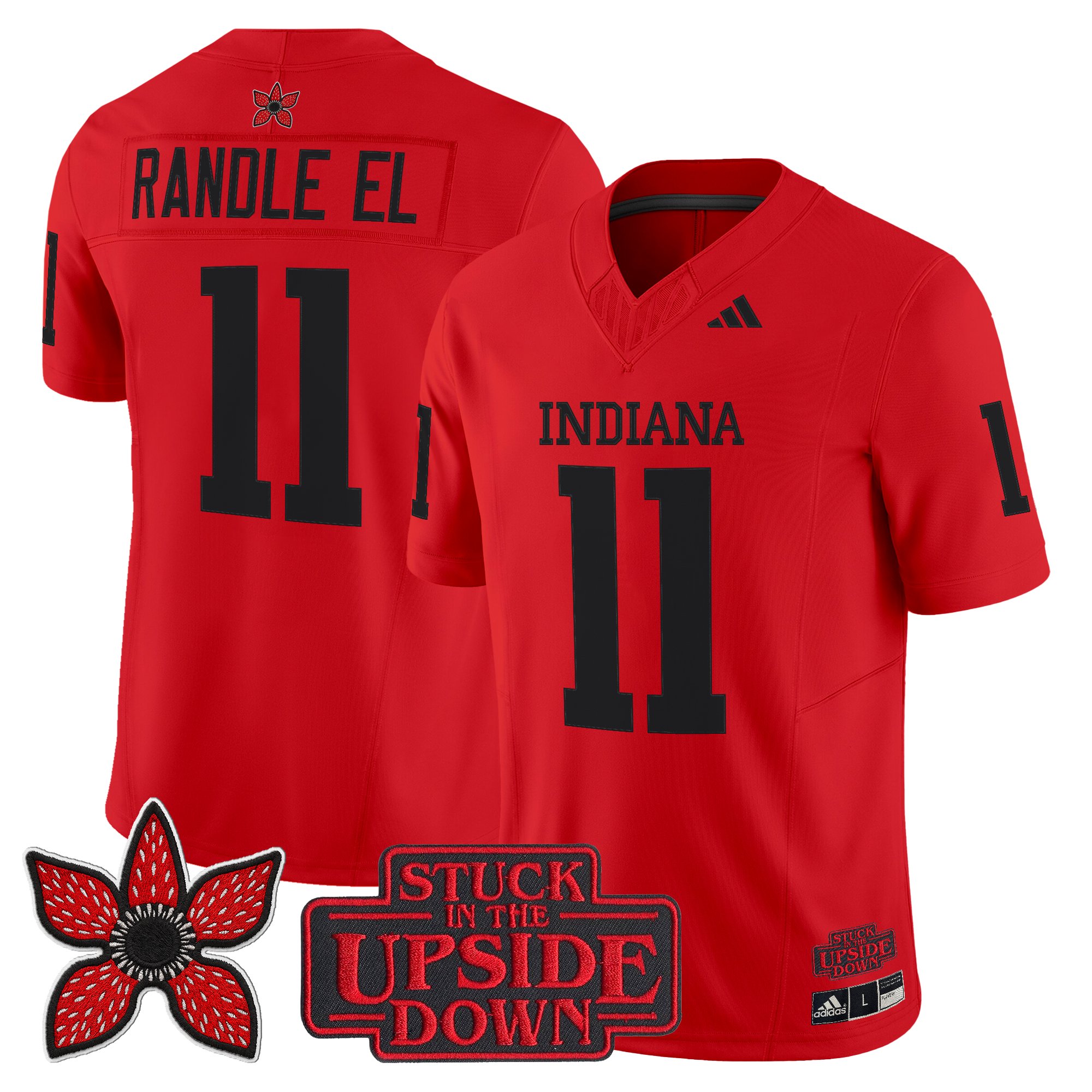 Men's Indiana Hoosiers 'Stranger Things Edition' Vapor Limited Jersey V2 - All Stitched