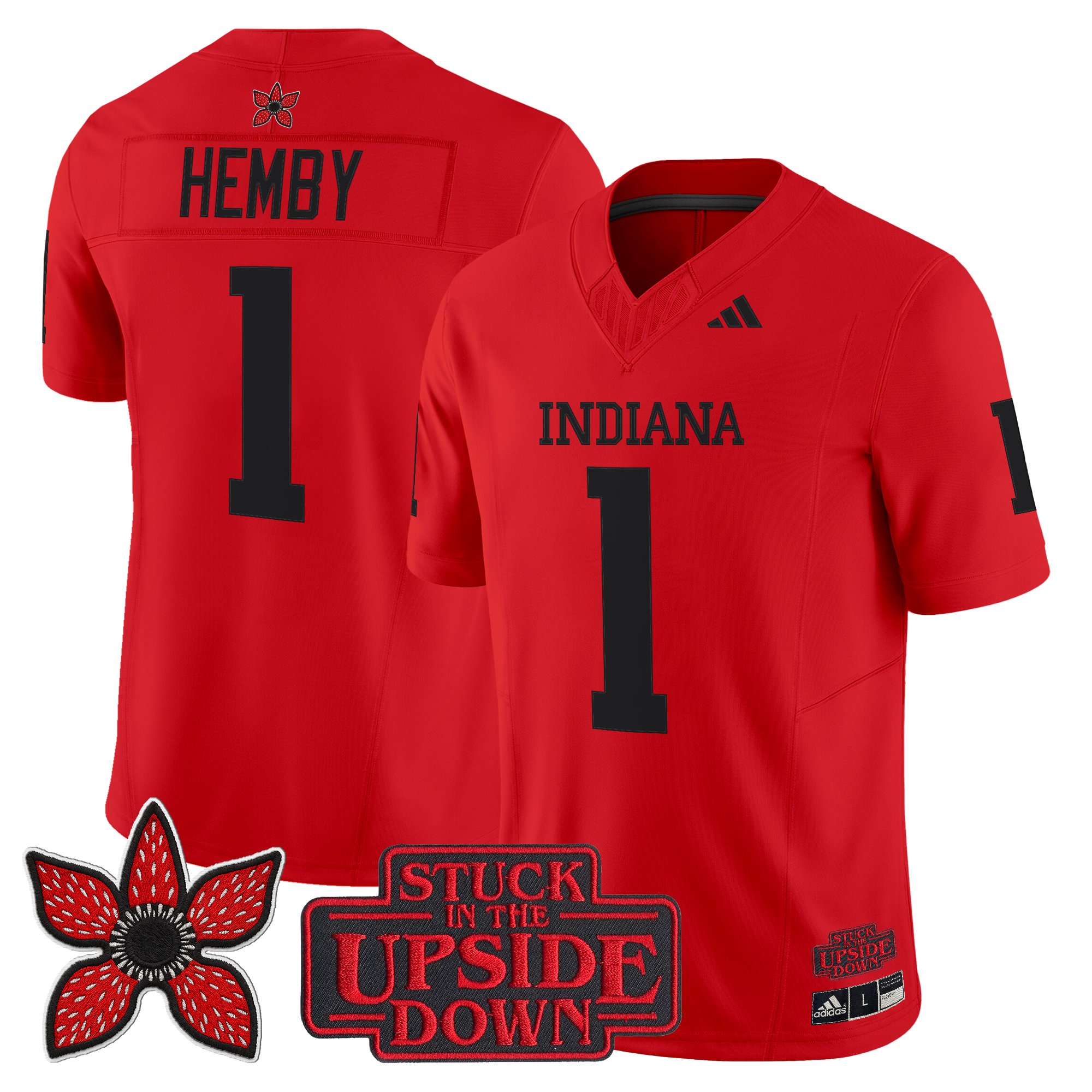 Men's Indiana Hoosiers 'Stranger Things Edition' Vapor Limited Jersey V2 - All Stitched