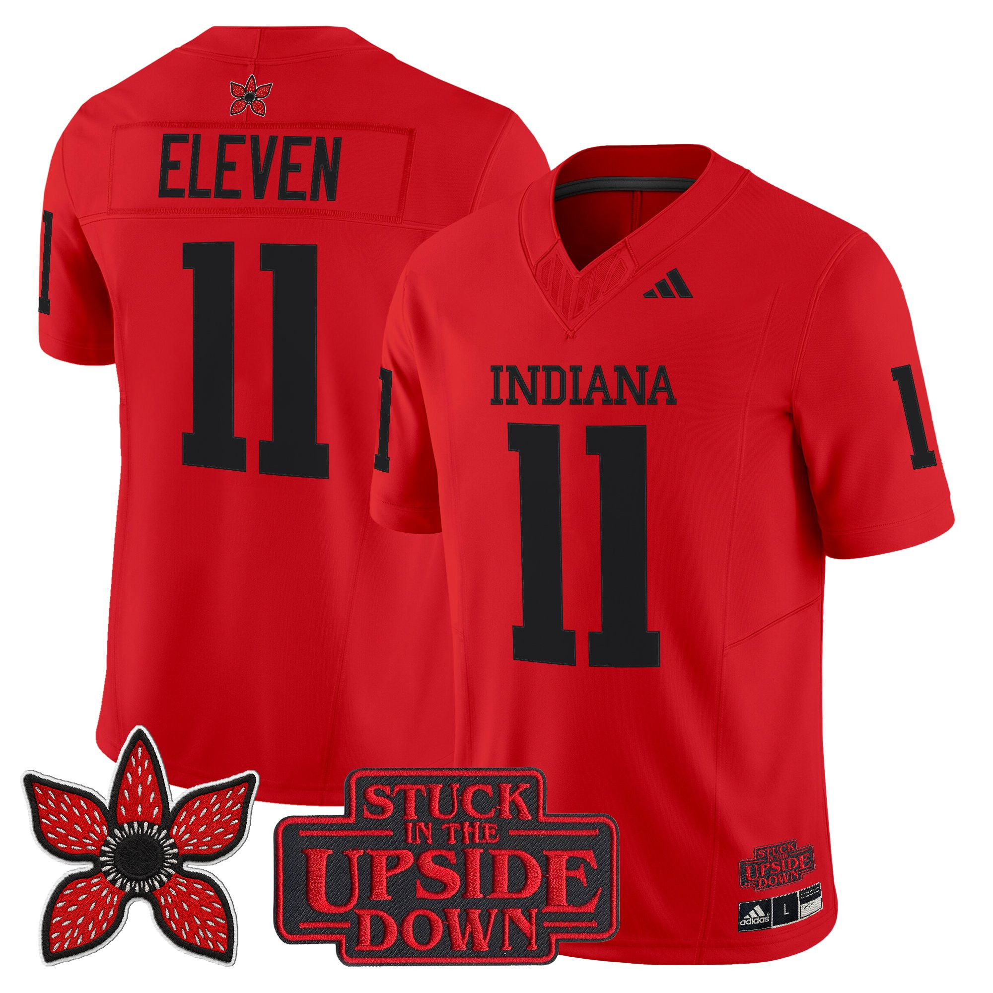 Men's Indiana Hoosiers 'Stranger Things Edition' Vapor Limited Jersey V2 - All Stitched