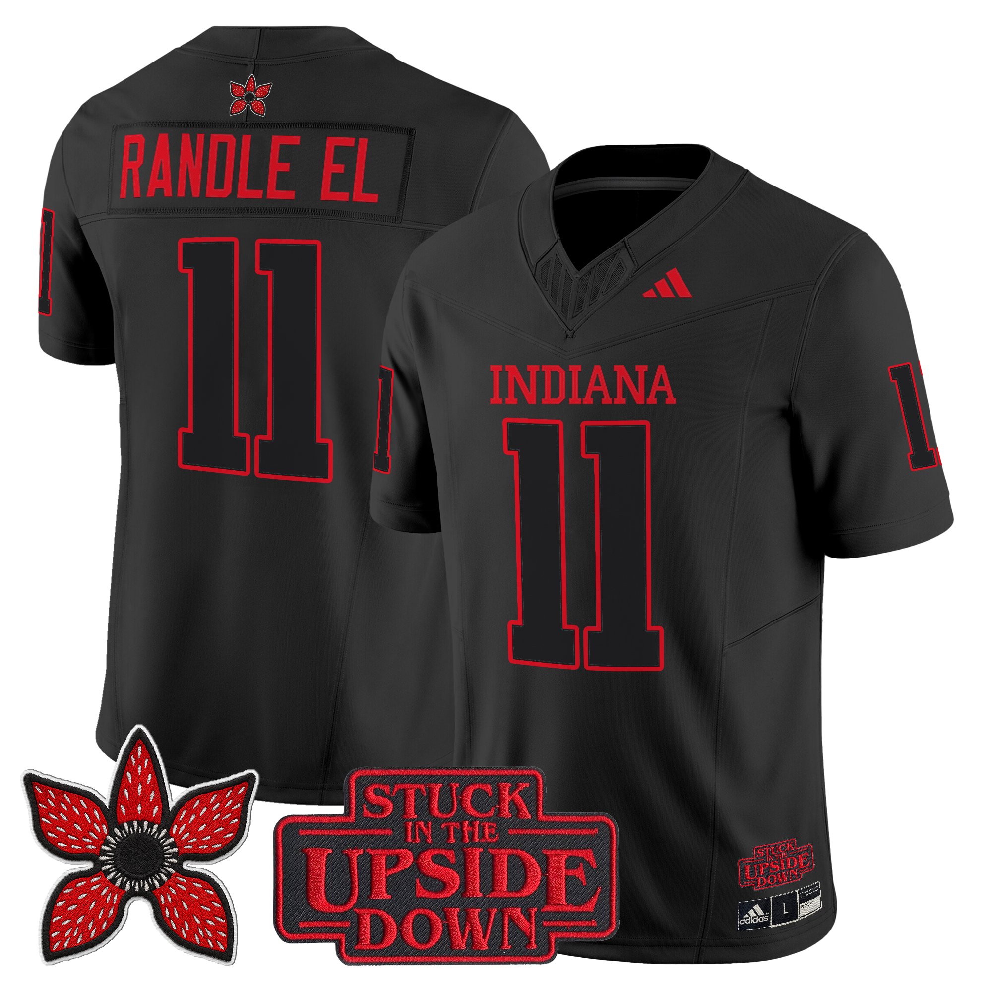Men's Indiana Hoosiers 'Stranger Things Edition' Vapor Limited Jersey V2 - All Stitched