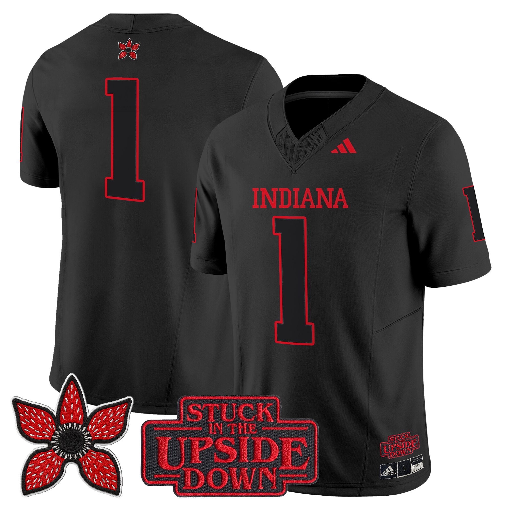 Men's Indiana Hoosiers 'Stranger Things Edition' Vapor Limited Jersey V2 - All Stitched
