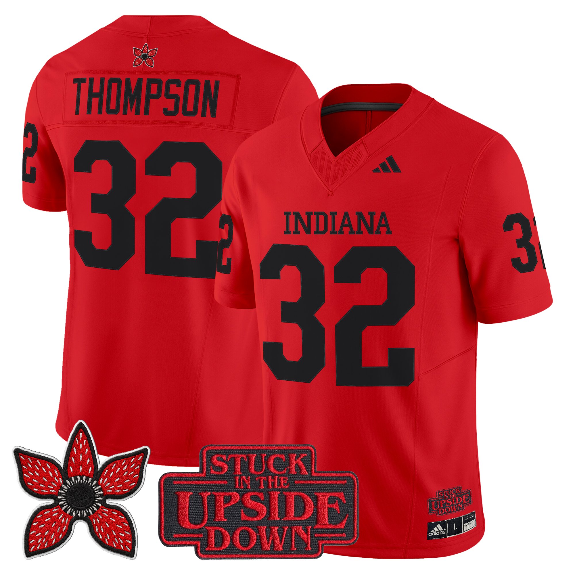 Men's Indiana Hoosiers 'Stranger Things Edition' Vapor Limited Jersey V2 - All Stitched