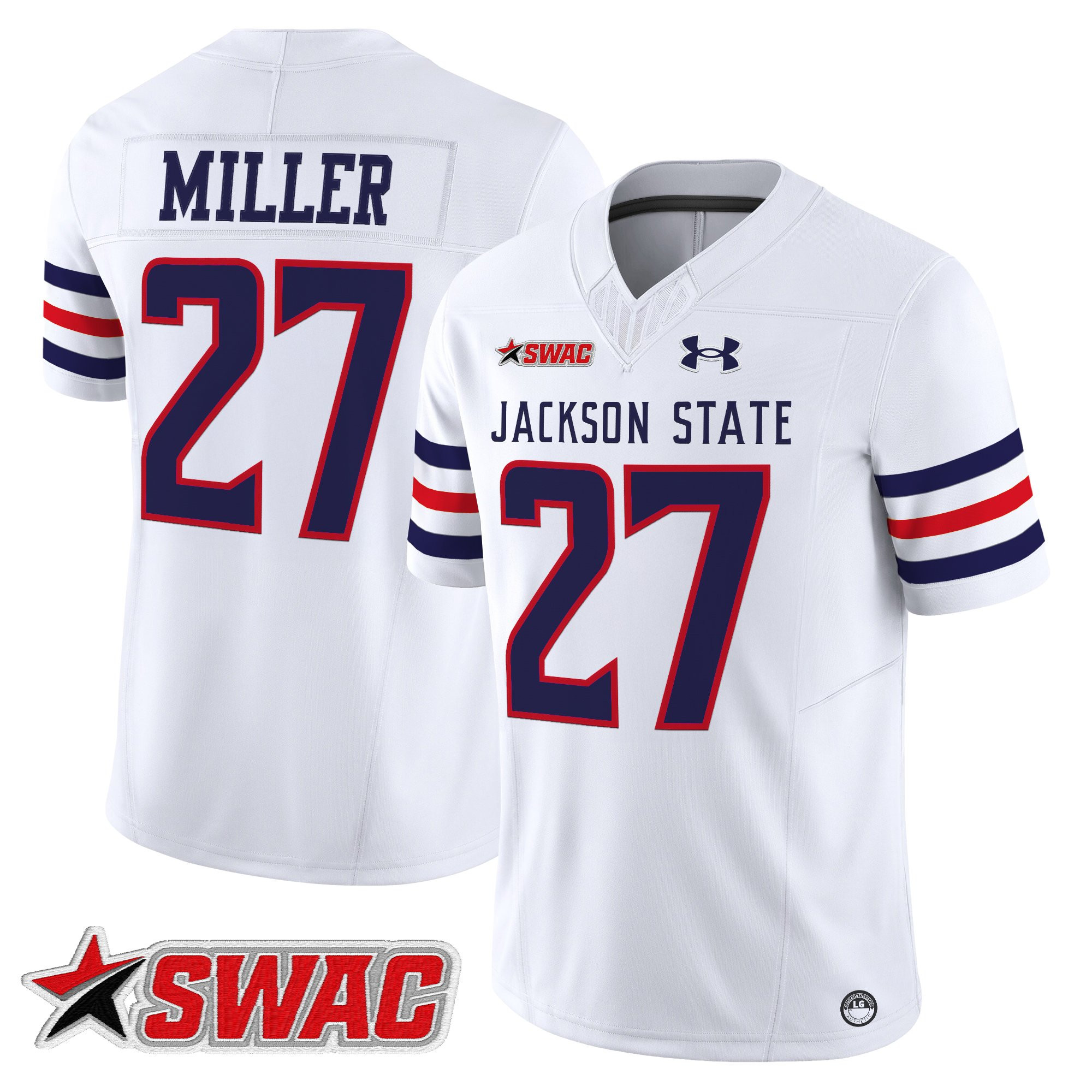 Men's Jackson State Tigers 2025 Vapor Limited Jersey - All Stitched