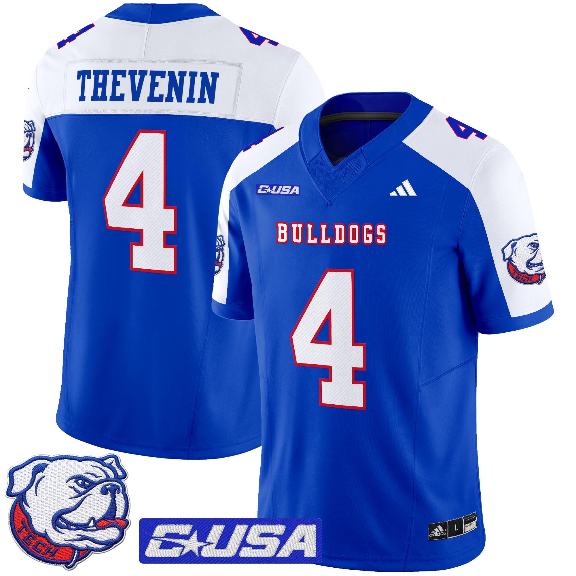 Men's Louisiana Tech Bulldogs 2025 Vapor Limited Jersey - All Stitched