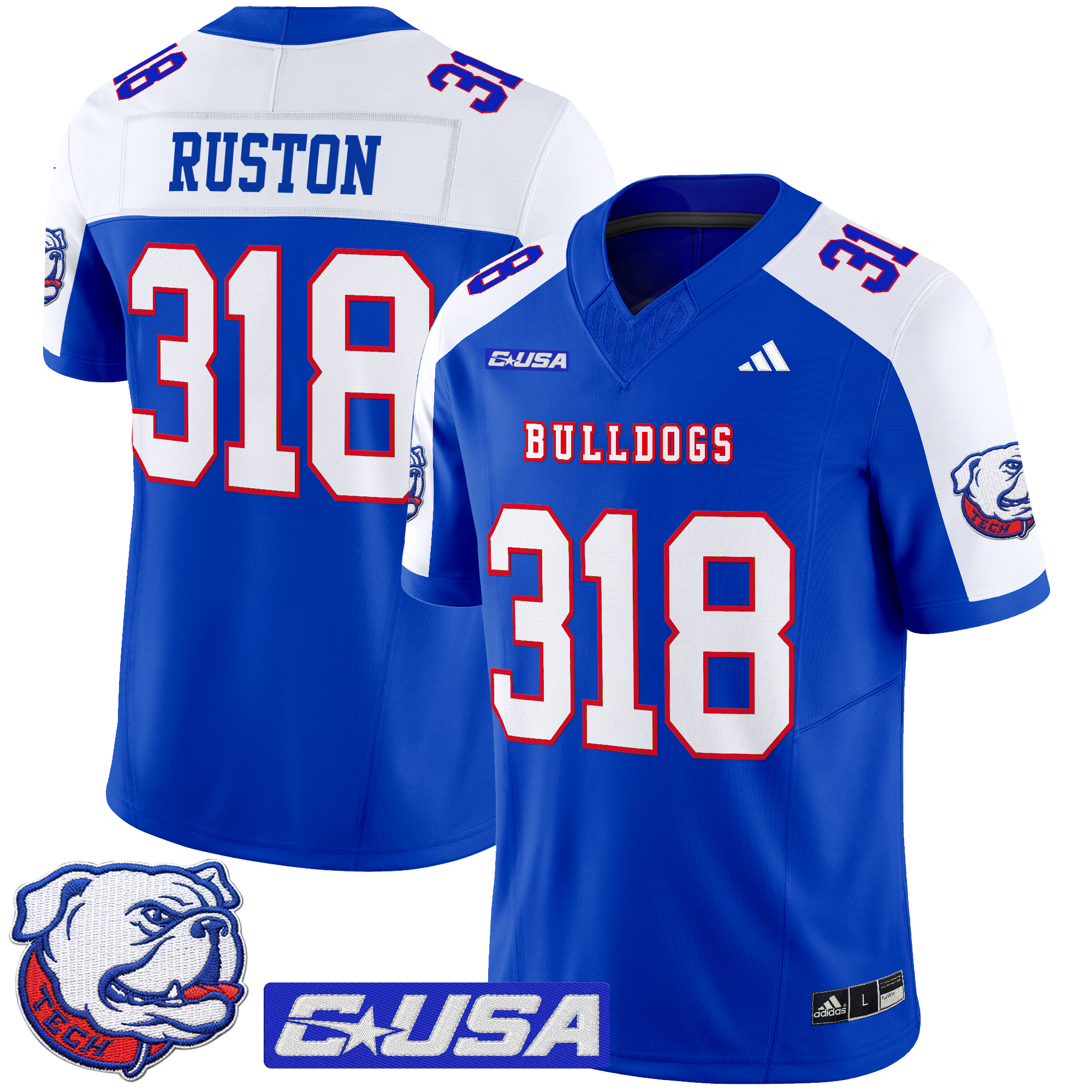 Men's Louisiana Tech Bulldogs 2025 Vapor Limited Jersey - All Stitched