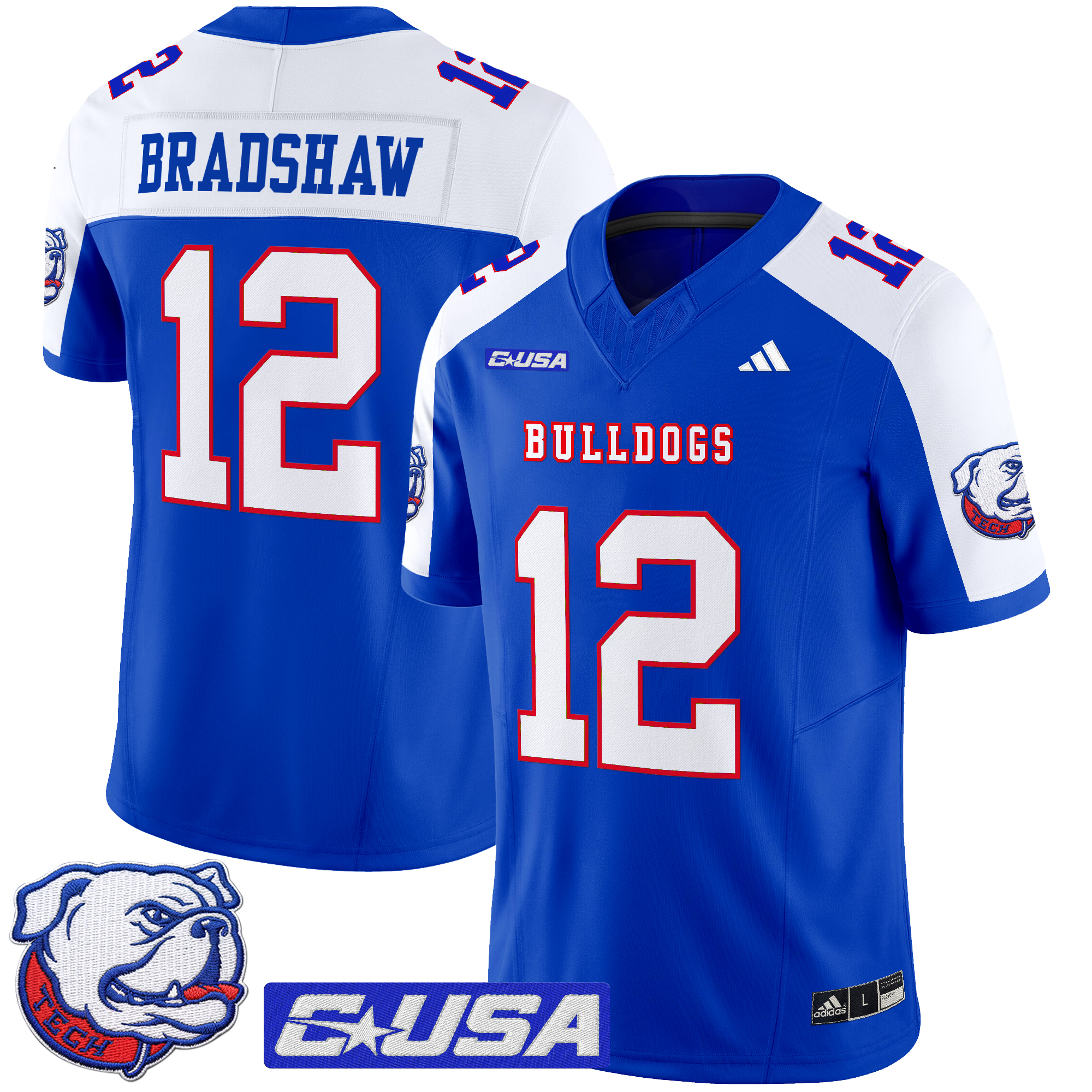 Men's Louisiana Tech Bulldogs 2025 Vapor Limited Jersey - All Stitched
