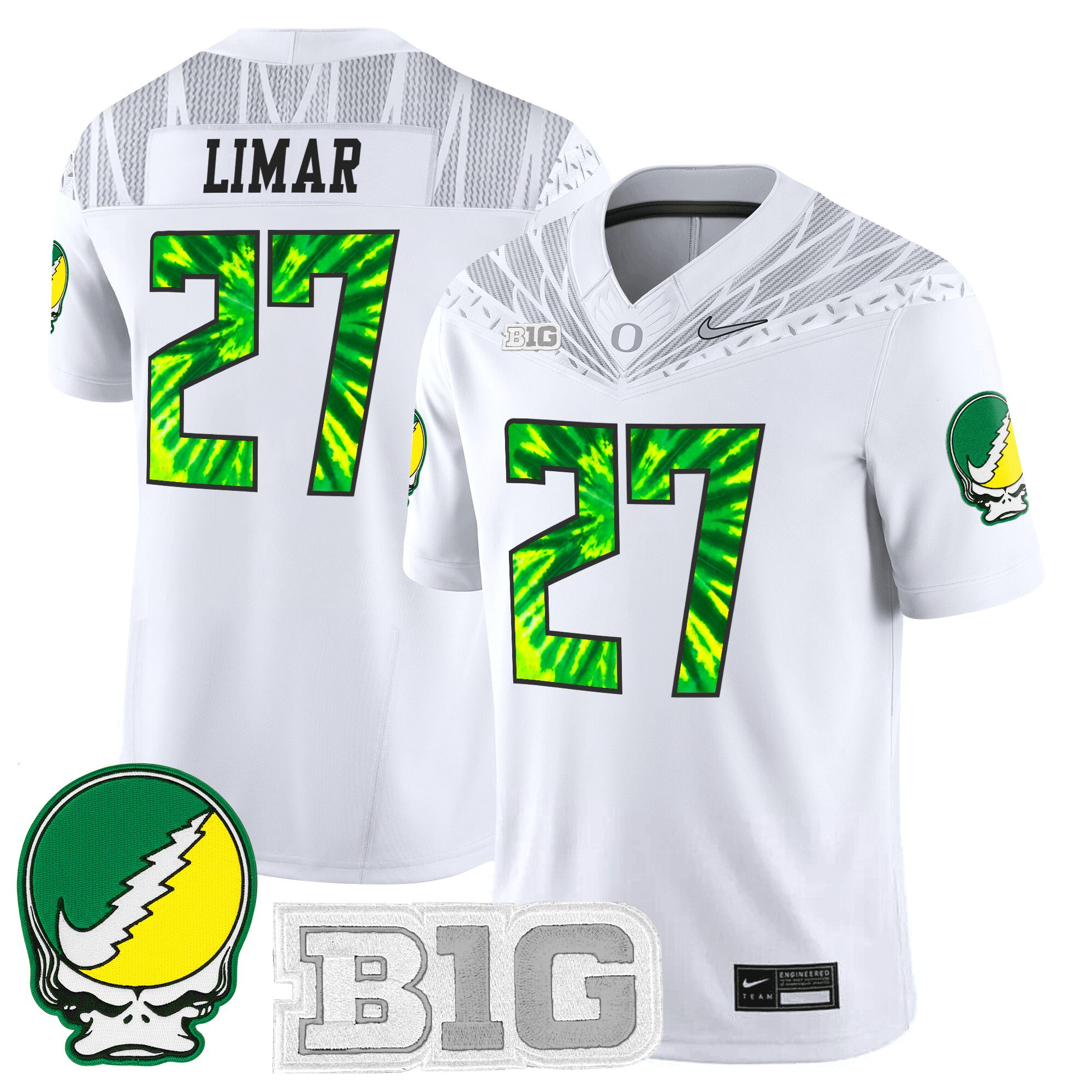 Men's Oregon Ducks 2025 "Grateful Ducks" Vapor Limited Jersey - All Stitched