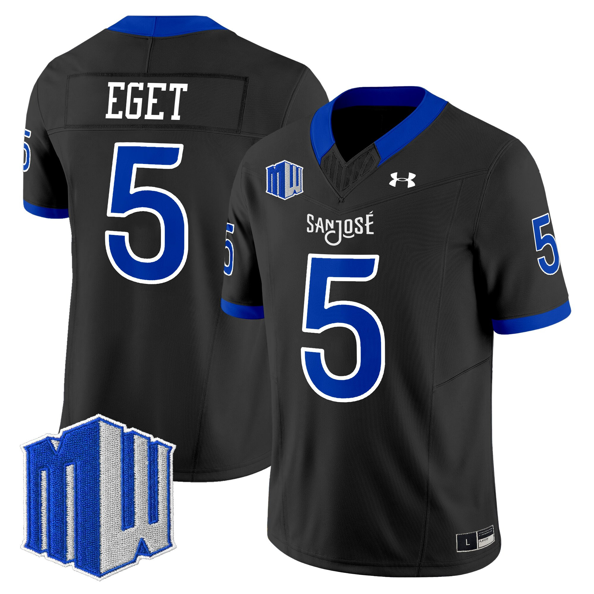 Men's San Josï¿½ State Spartans 2025 Vapor Limited Jersey - All Stitched