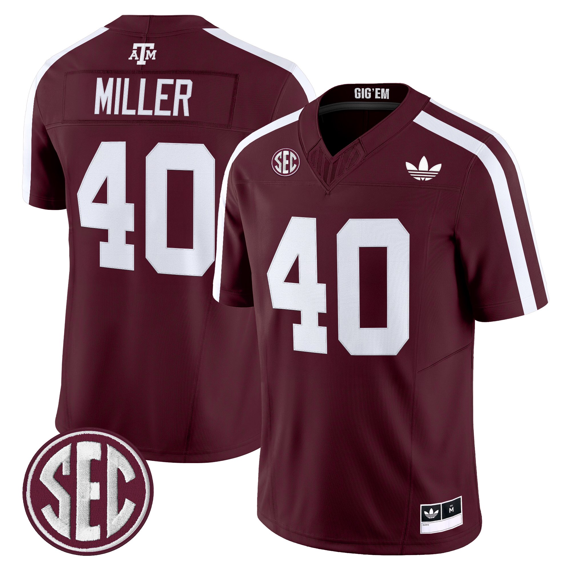 Men's Texas A&M Aggies 2025 Vapor Limited Jersey V2 - All Stitched