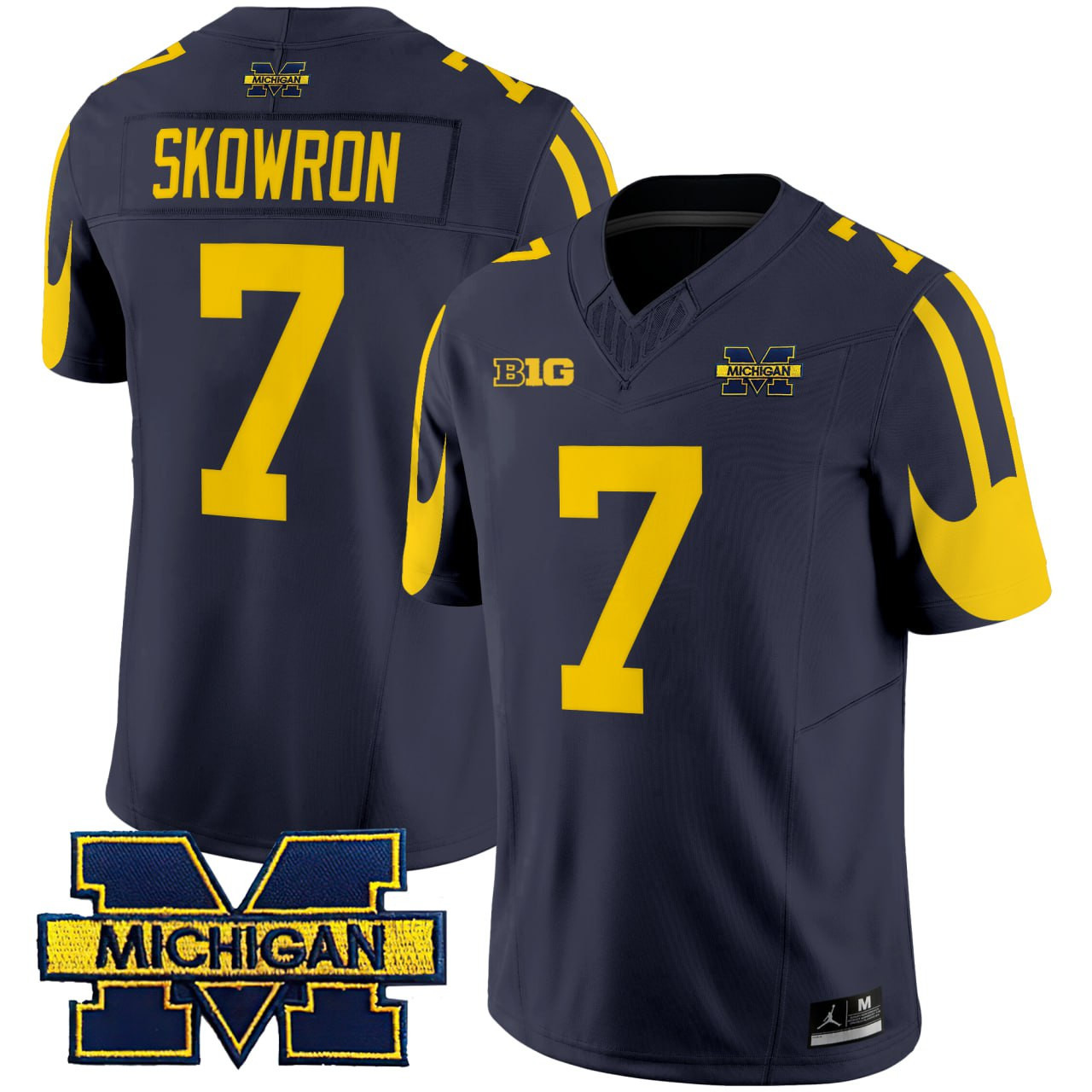 Skowron Michigan Wolverines Jersey - All Stitched