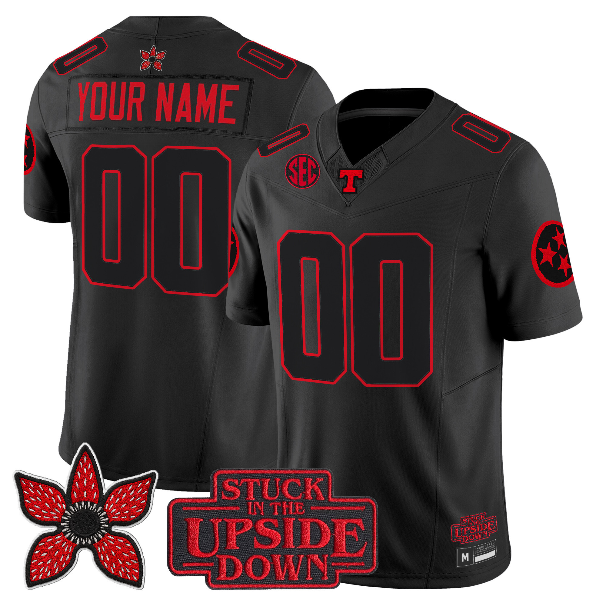 Tennessee Volunteers 'Stranger Things Edition' Vapor Limited Custom Jersey - All Stitched