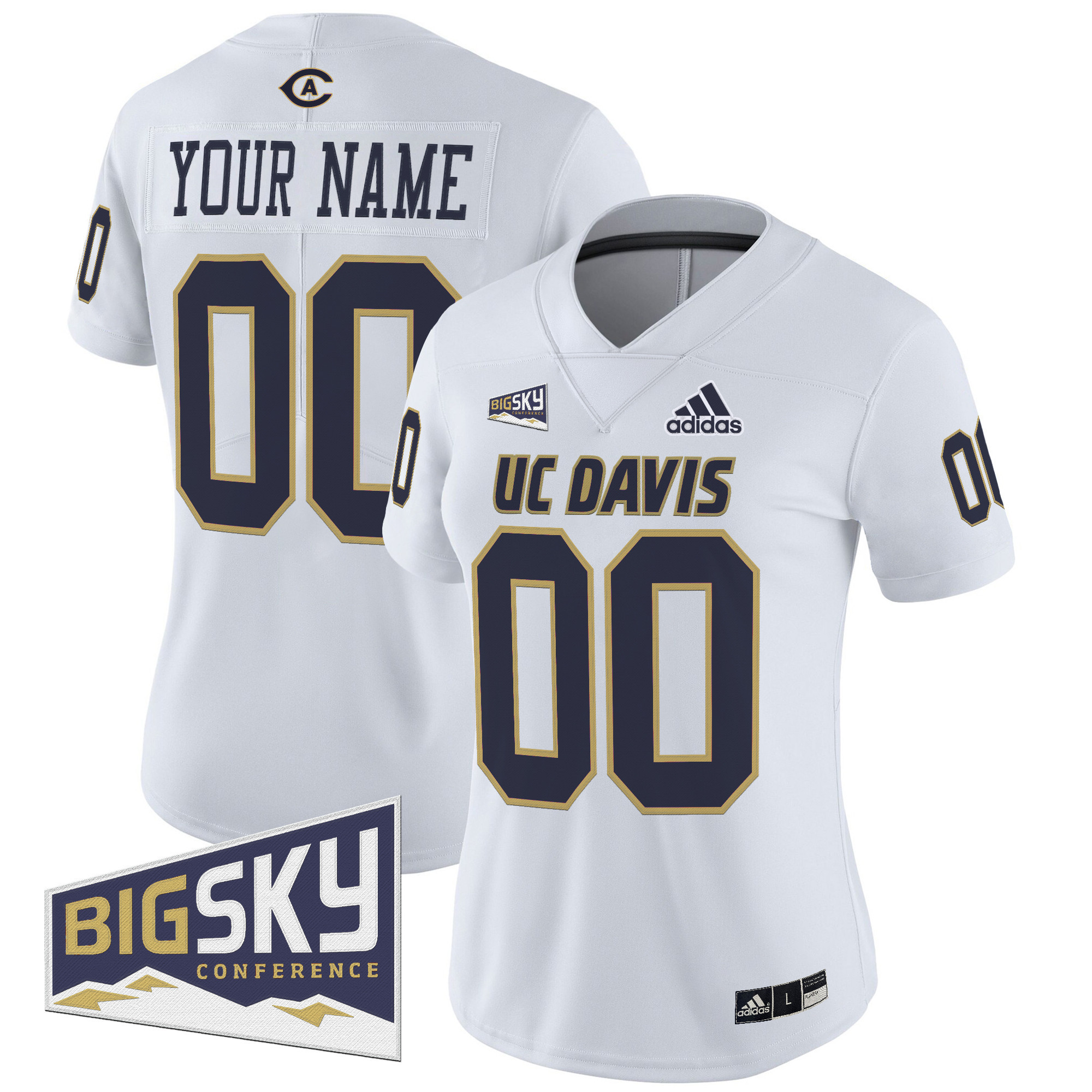 UC Davis Aggies 2025 'Lake Tahoe Patch' Vapor Limited Custom Jersey - All Stitched
