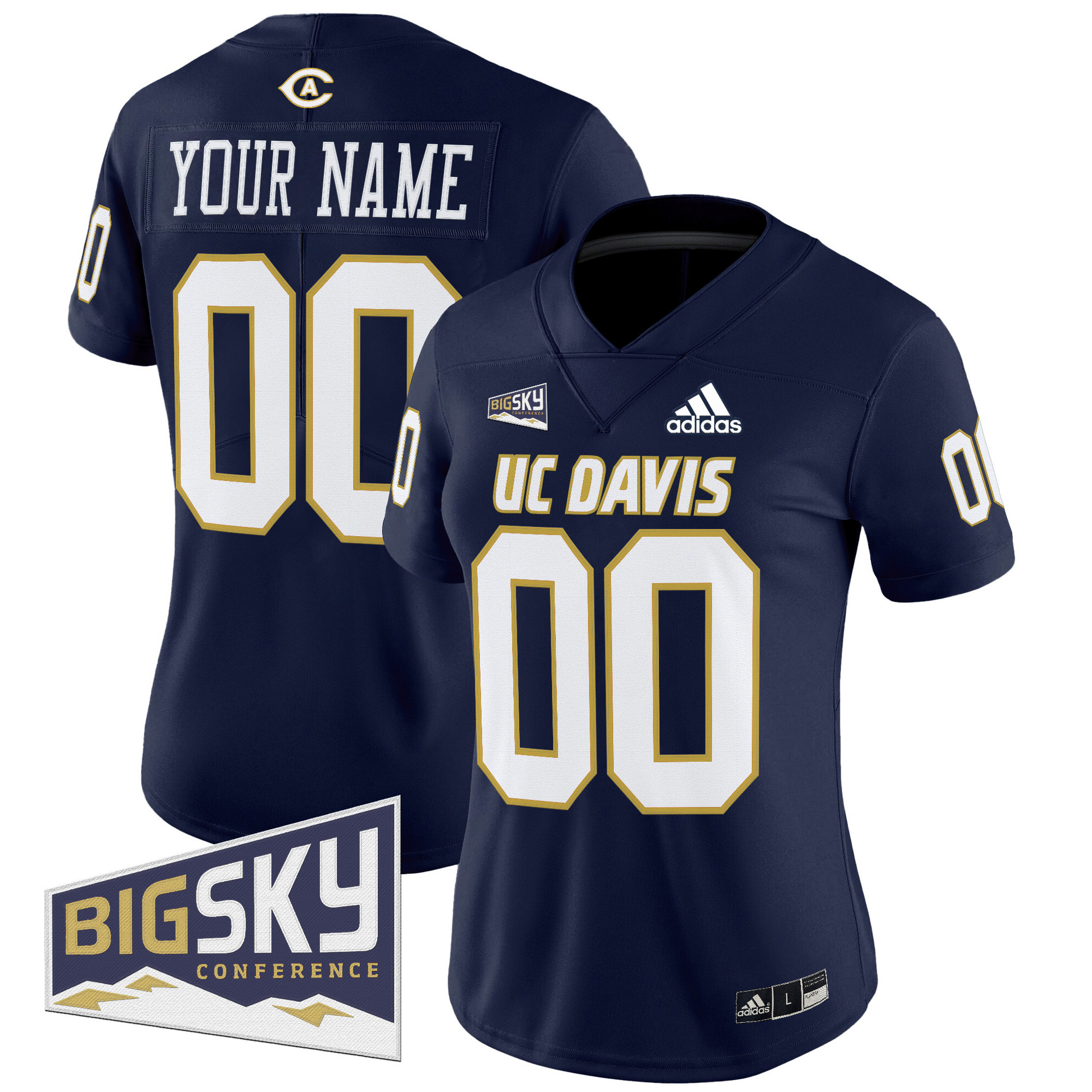 UC Davis Aggies 2025 'Lake Tahoe Patch' Vapor Limited Custom Jersey - All Stitched