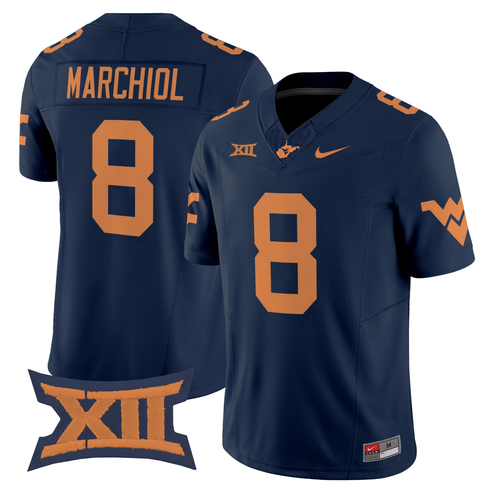 Virginia Mountaineers 1965 Throwback Vapor Limited Jersey V2 - All Stitched