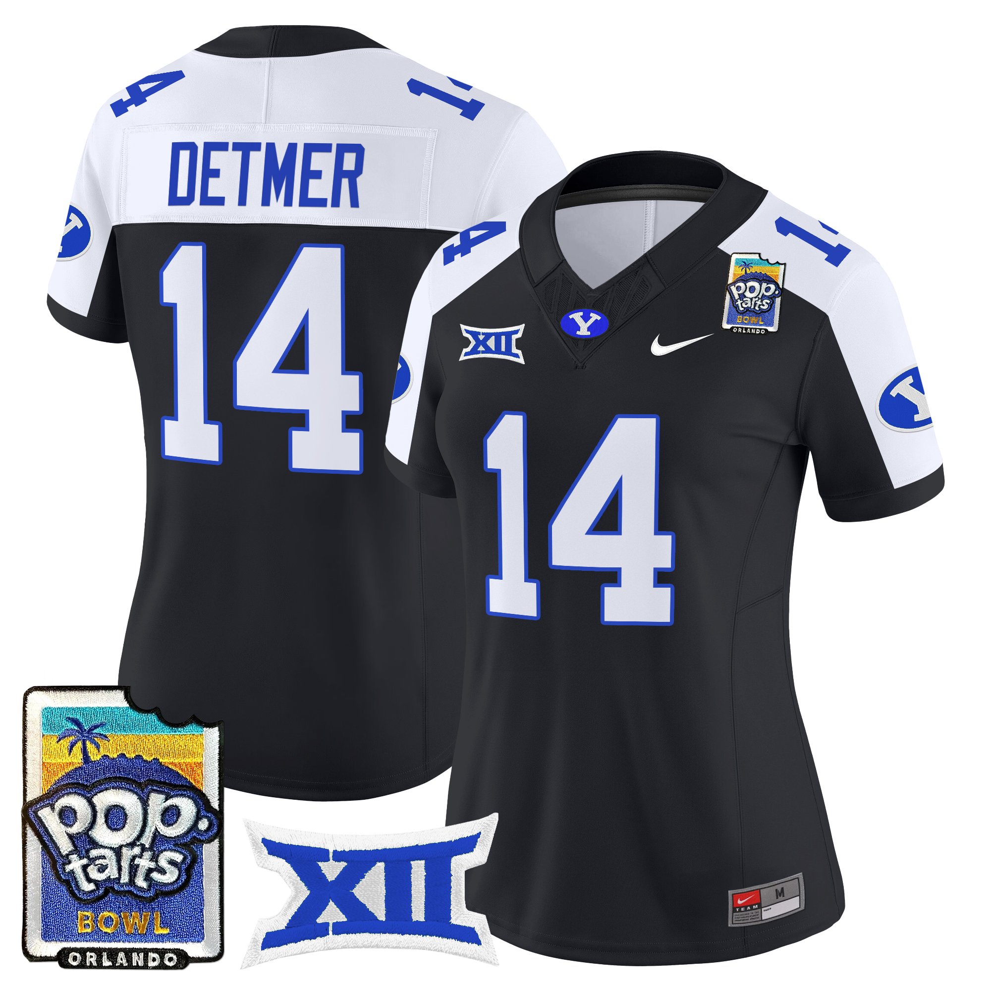 Women's BYU Cougars 2025 Pop-Tarts Bowl Vapor Limited Jersey - All Stitched