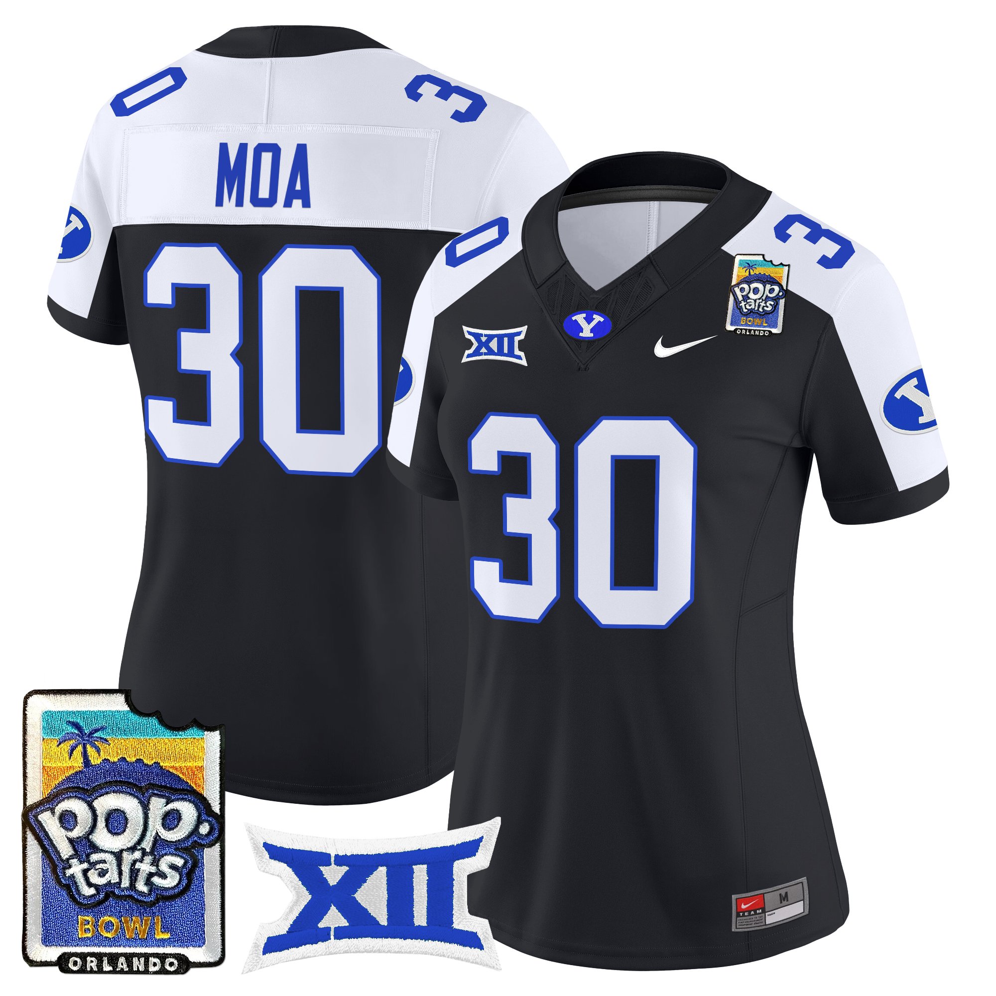 Women's BYU Cougars 2025 Pop-Tarts Bowl Vapor Limited Jersey - All Stitched