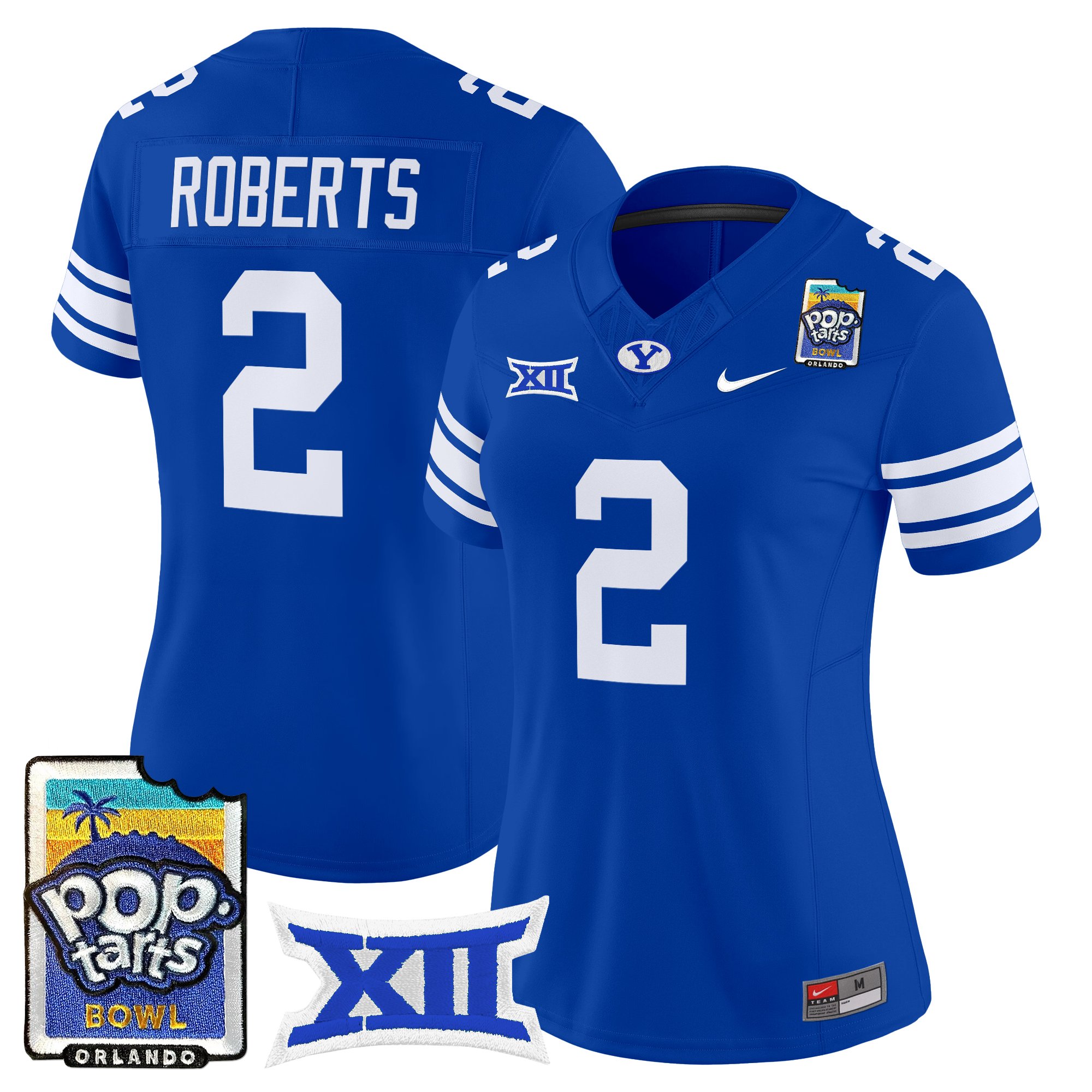 Women's BYU Cougars 2025 Pop-Tarts Bowl Vapor Limited Jersey - All Stitched