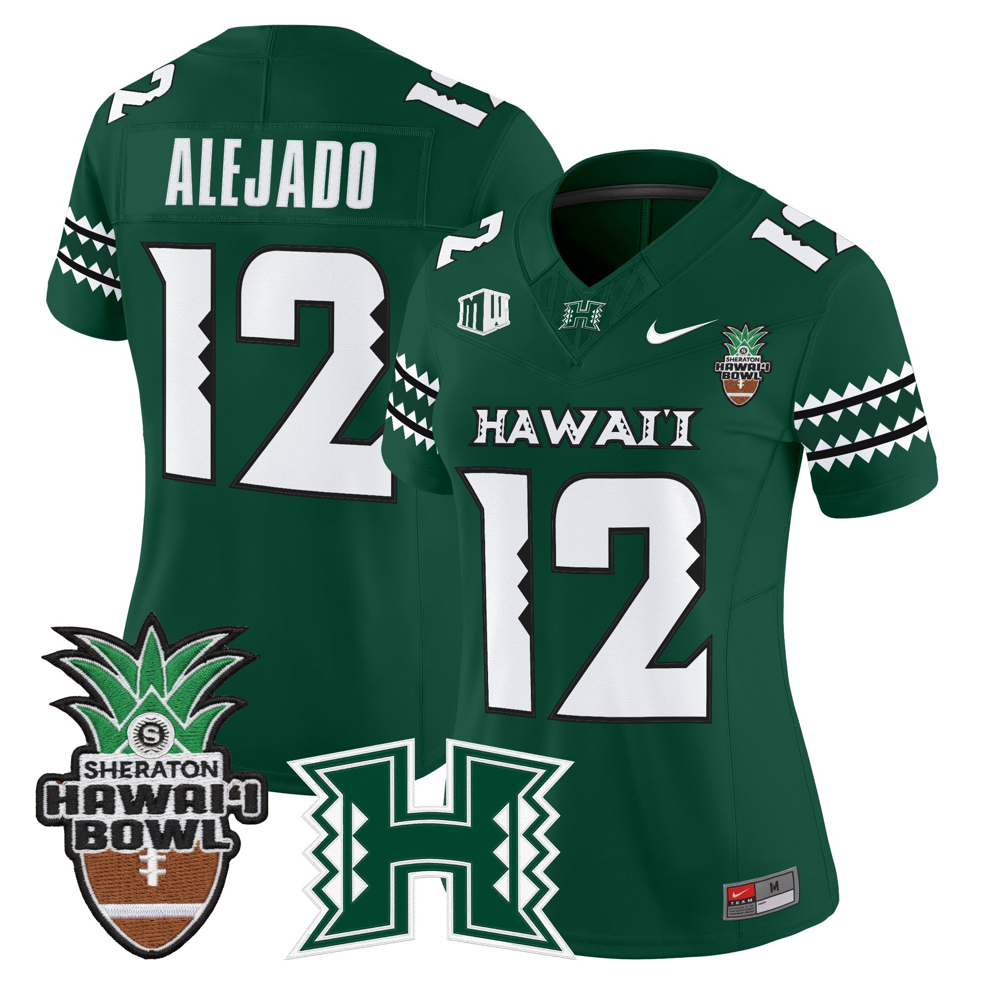 Women's Hawai'i Rainbow Warriors 2025 Hawai'i Bowl Vapor Limited Jersey - All Stitched