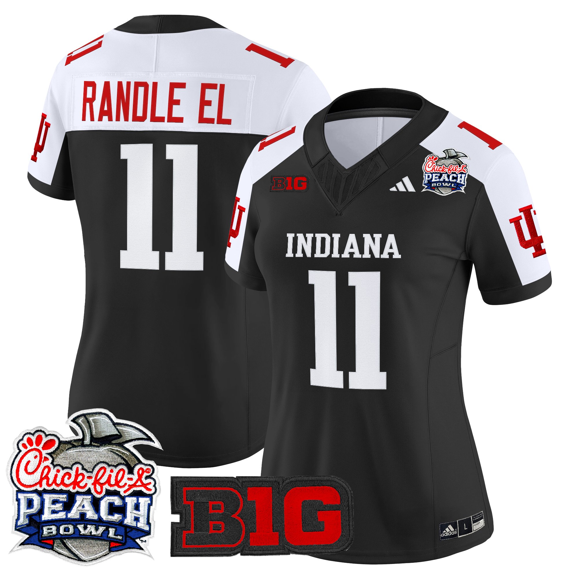 Women's Indiana Hoosiers 2026 Peach Bowl Vapor Limited Jersey - All Stitched