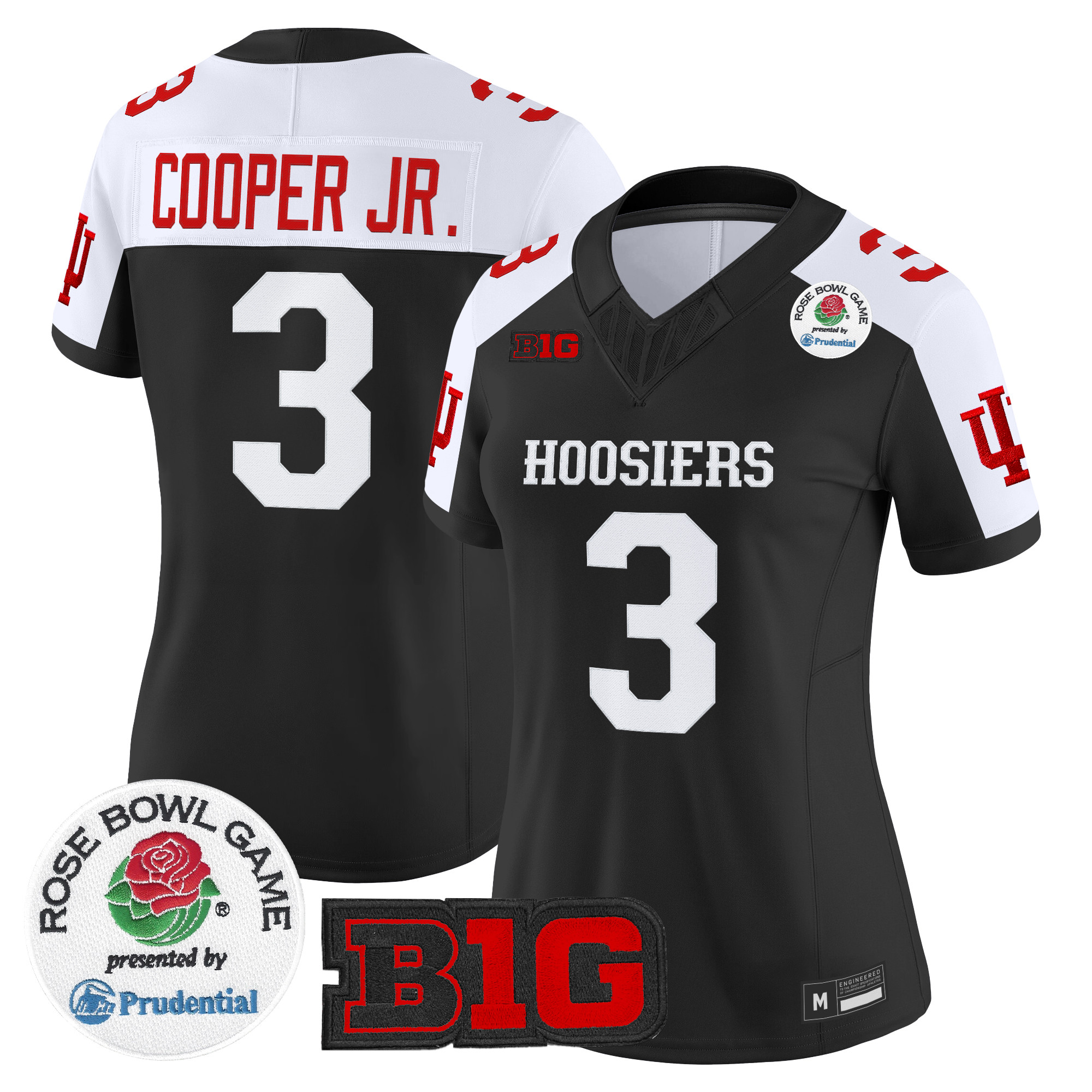 Women's Indiana Hoosiers 2026 Rose Bowl Vapor Limited Jersey - All Stitched