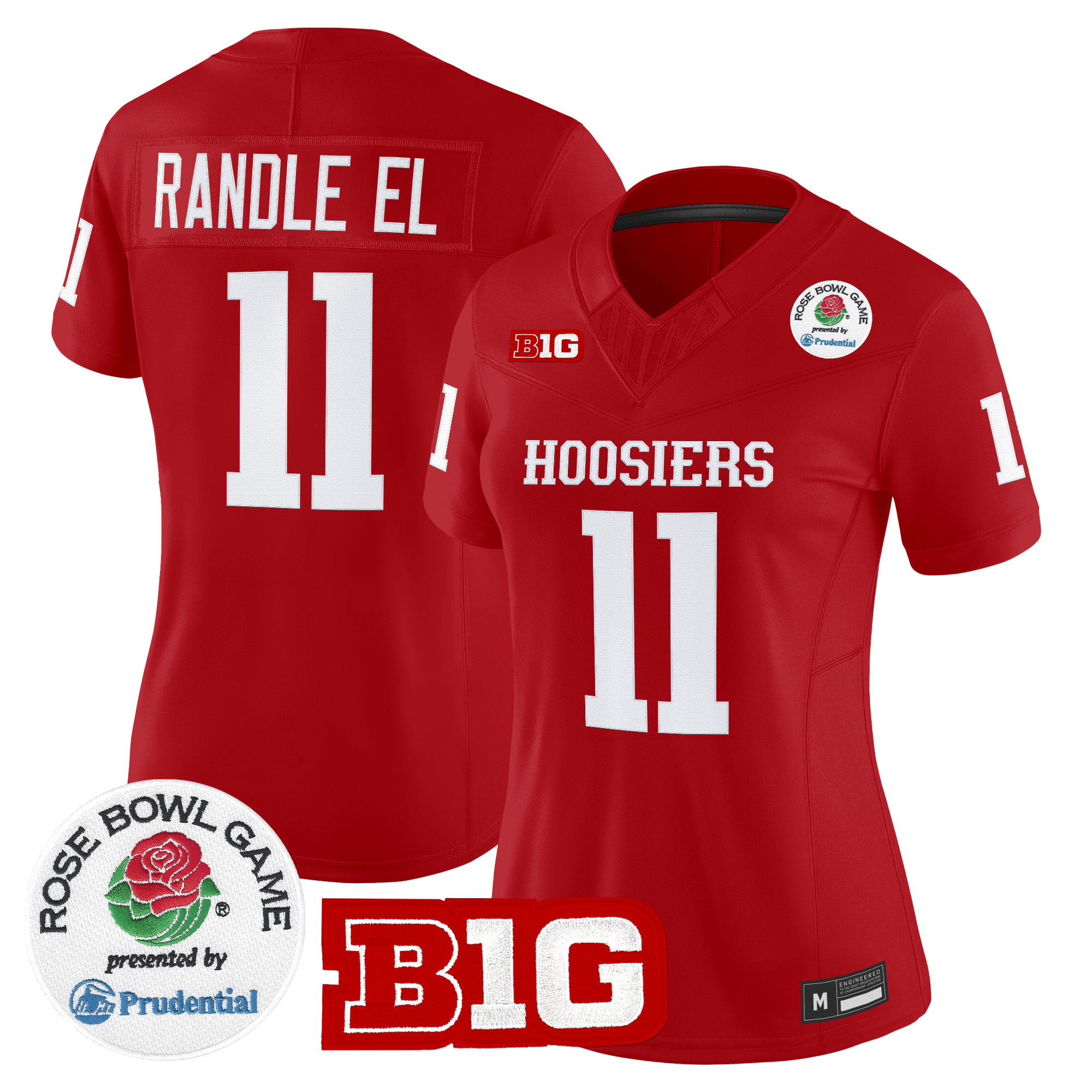 Women's Indiana Hoosiers 2026 Rose Bowl Vapor Limited Jersey - All Stitched