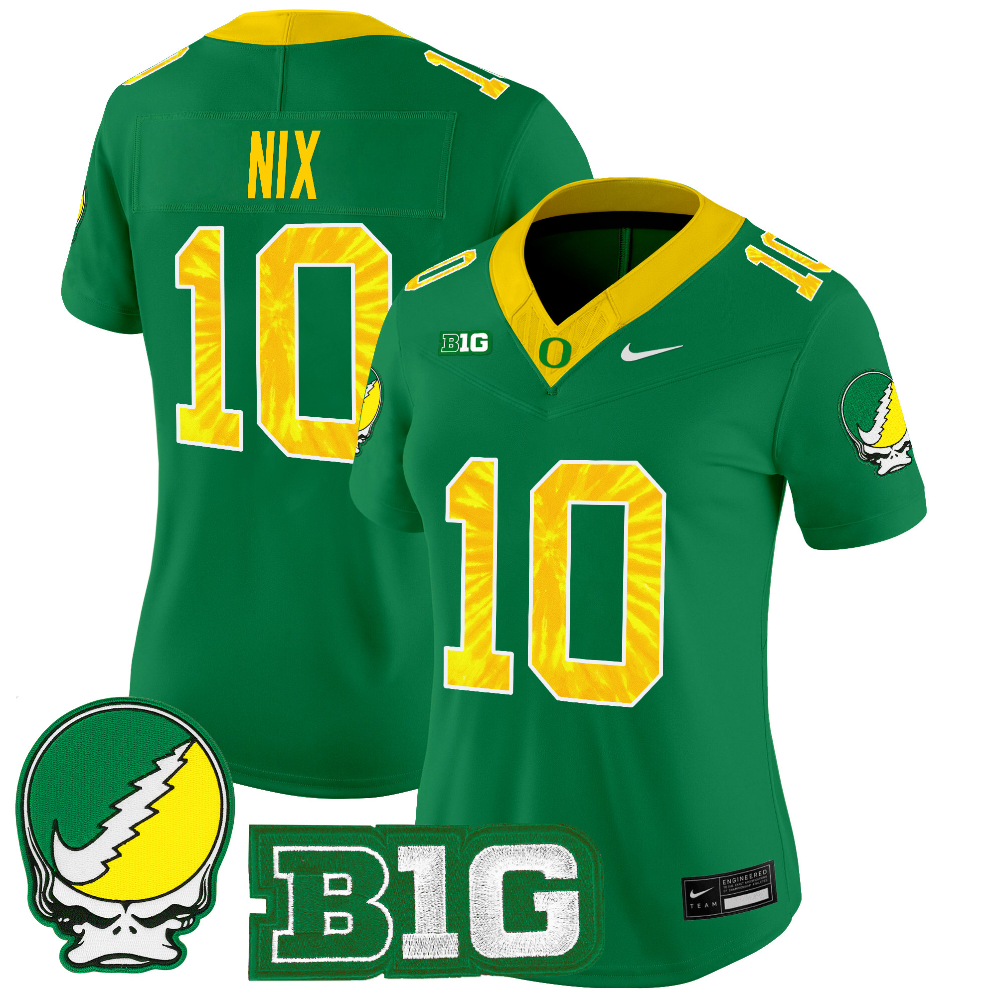 Women's Oregon Ducks 2025 "Grateful Ducks" Vapor Limited Jersey - All Stitched