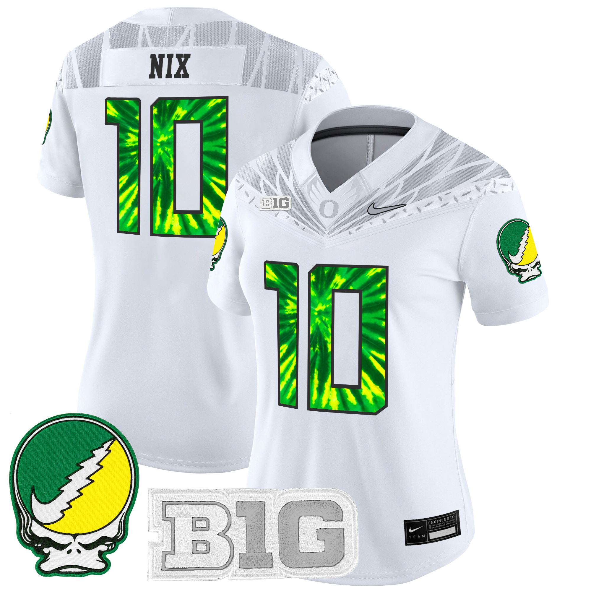 Women's Oregon Ducks 2025 "Grateful Ducks" Vapor Limited Jersey - All Stitched