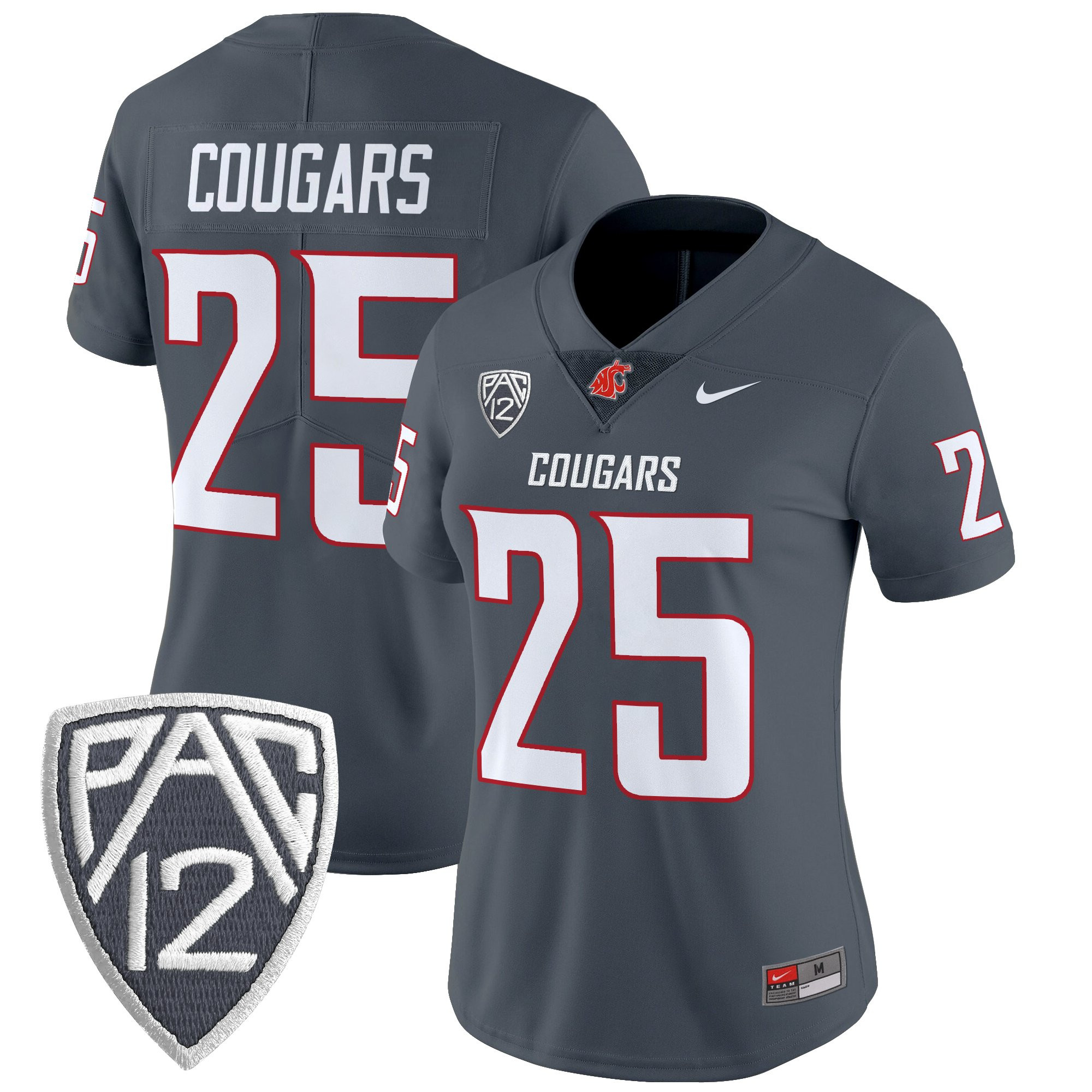Women's Washington State Cougars 2025 Vapor Limited Jersey V2 - All Stitched