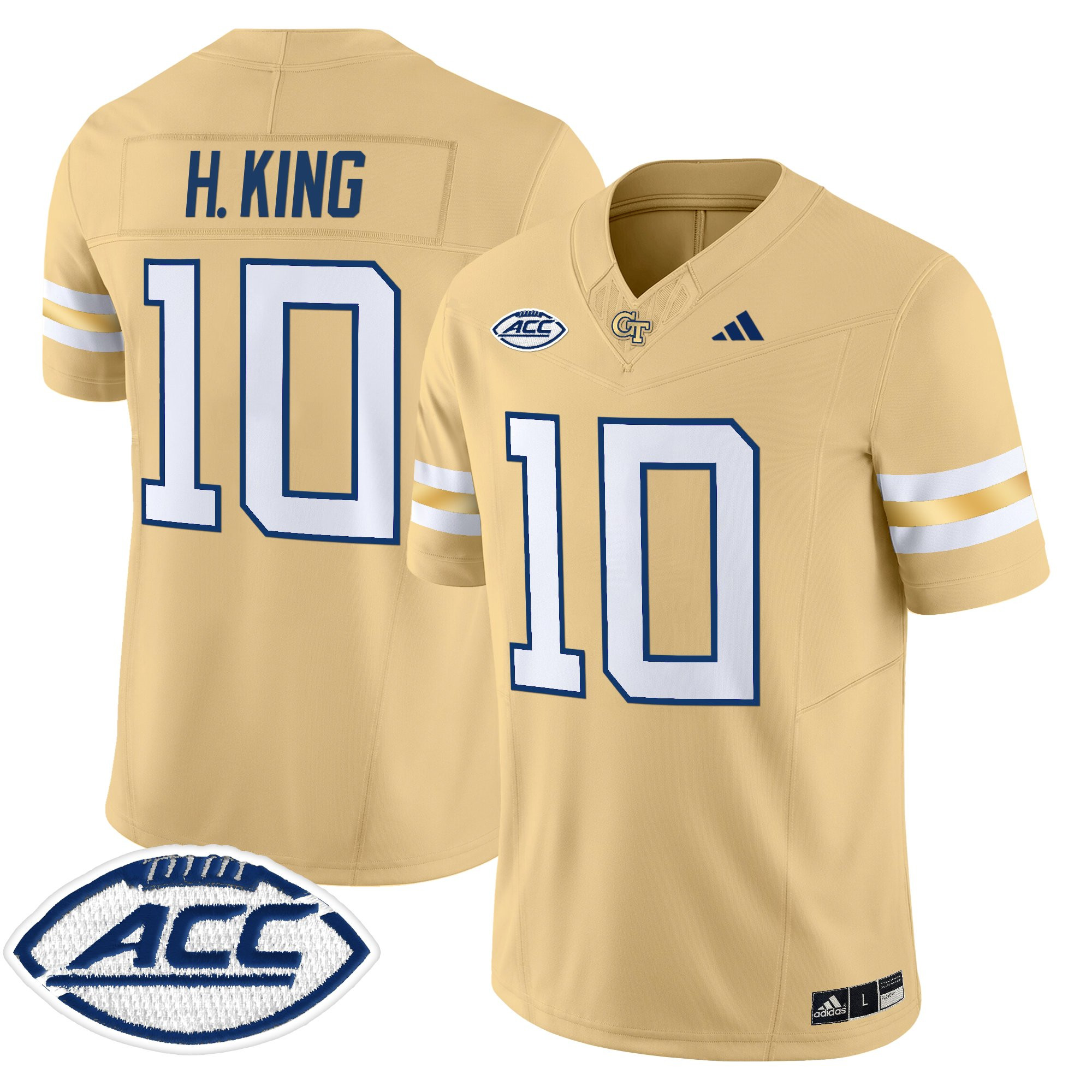 Youth's Georgia Tech Yellow Jackets 2025 Vapor Limited Jersey - All stitched