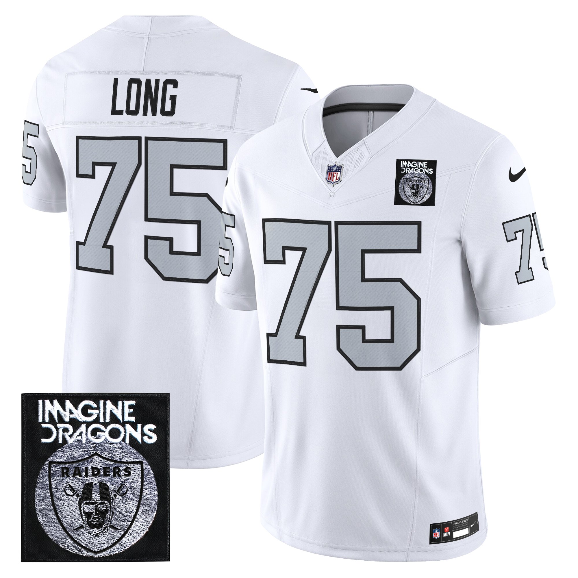 Men's Imagine Dragons x Las Vegas Raiders Vapor Limited Jersey - All Stitched