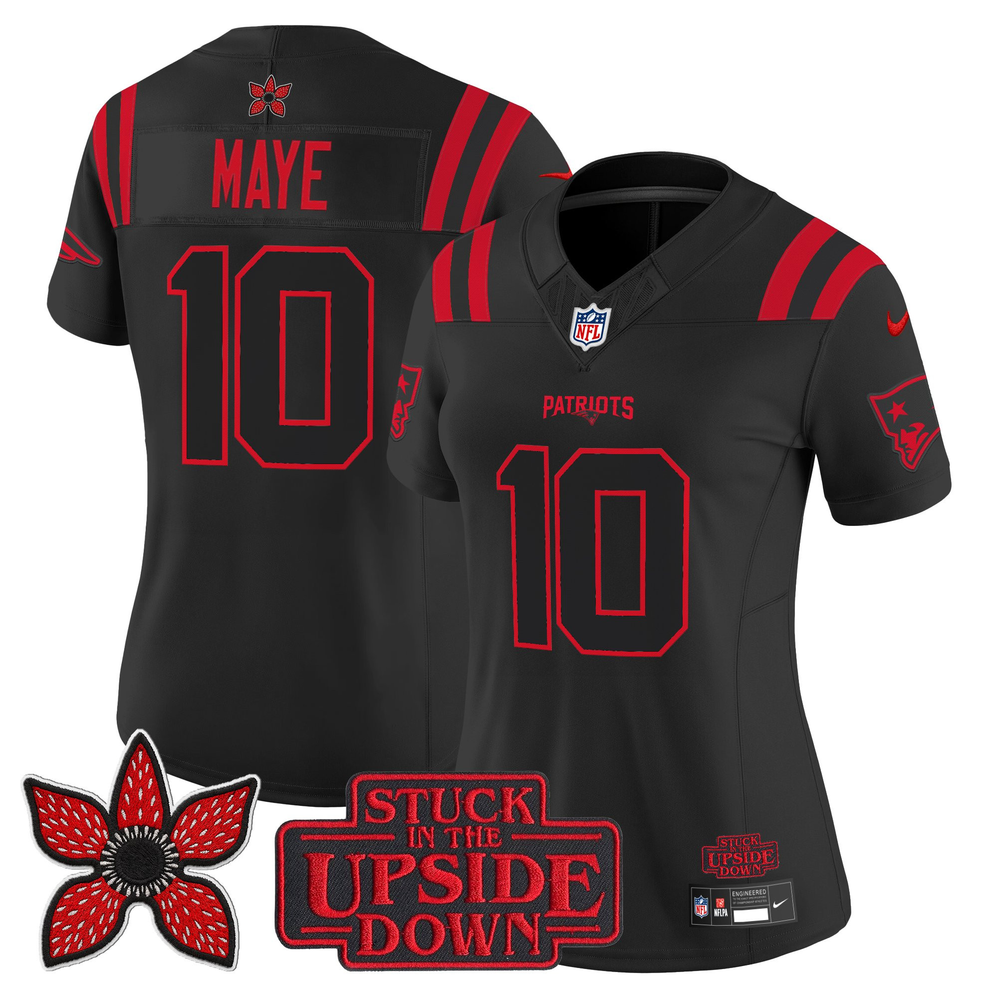 New England Patriots 'Stranger Things Edition' Vapor Limited Jersey - All Stitched