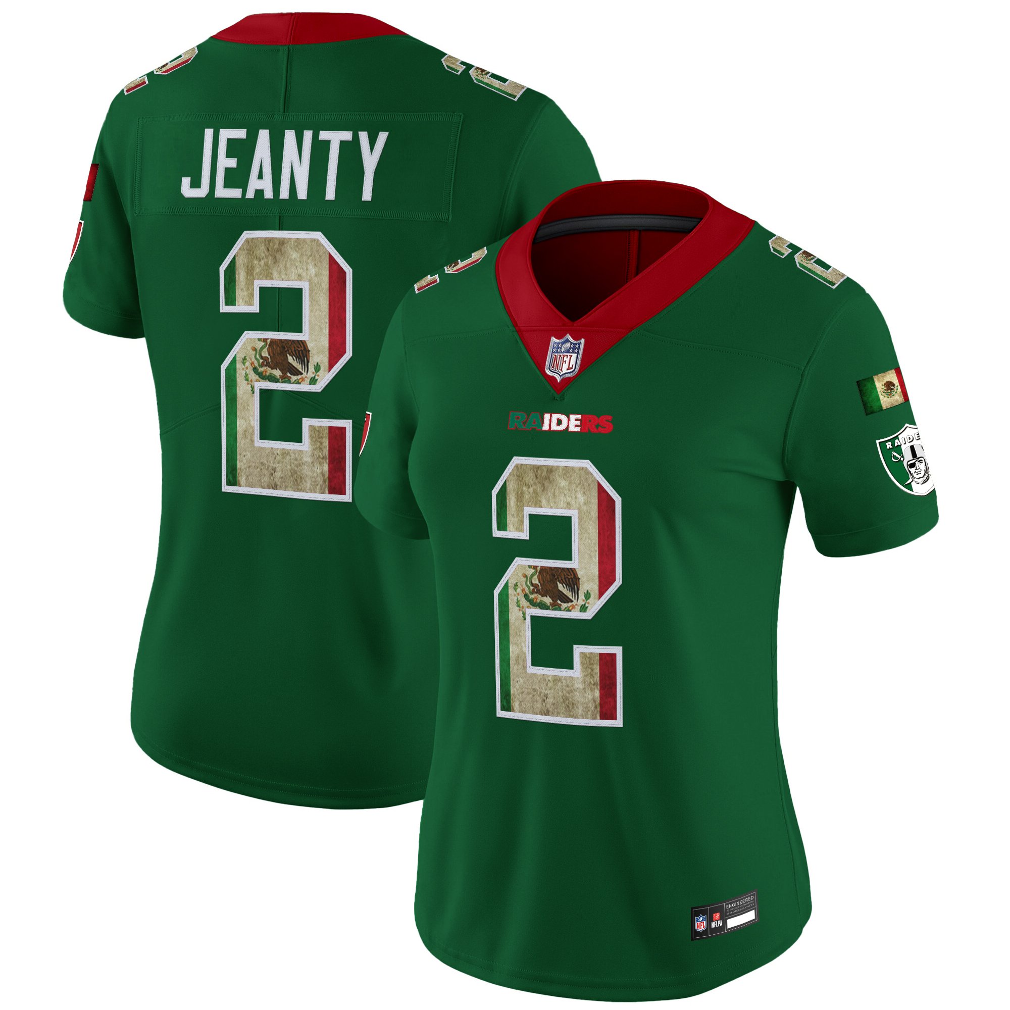Women's Las Vegas Raiders Mexico Vapor Limited Jersey - All Stitched