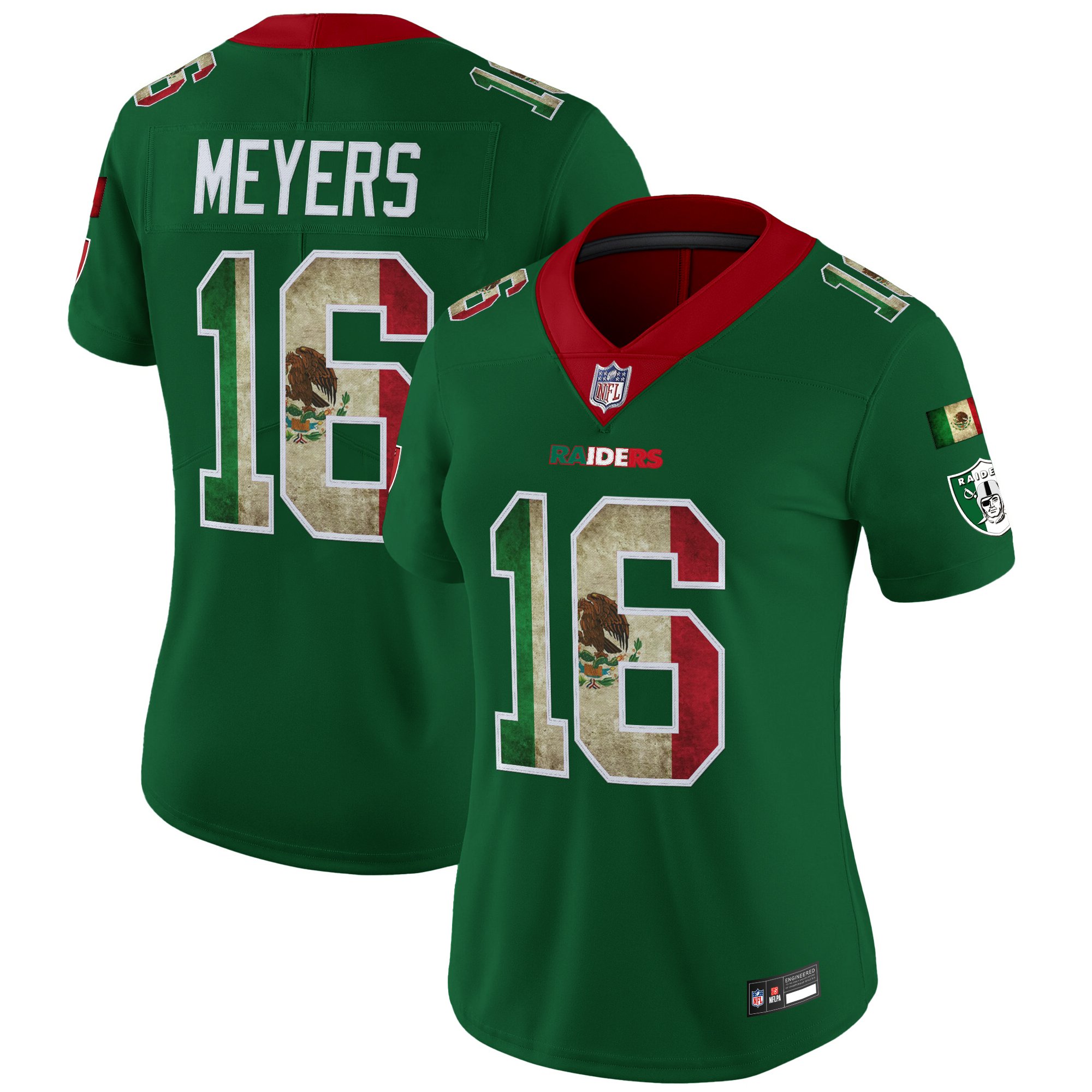 Women's Las Vegas Raiders Mexico Vapor Limited Jersey - All Stitched