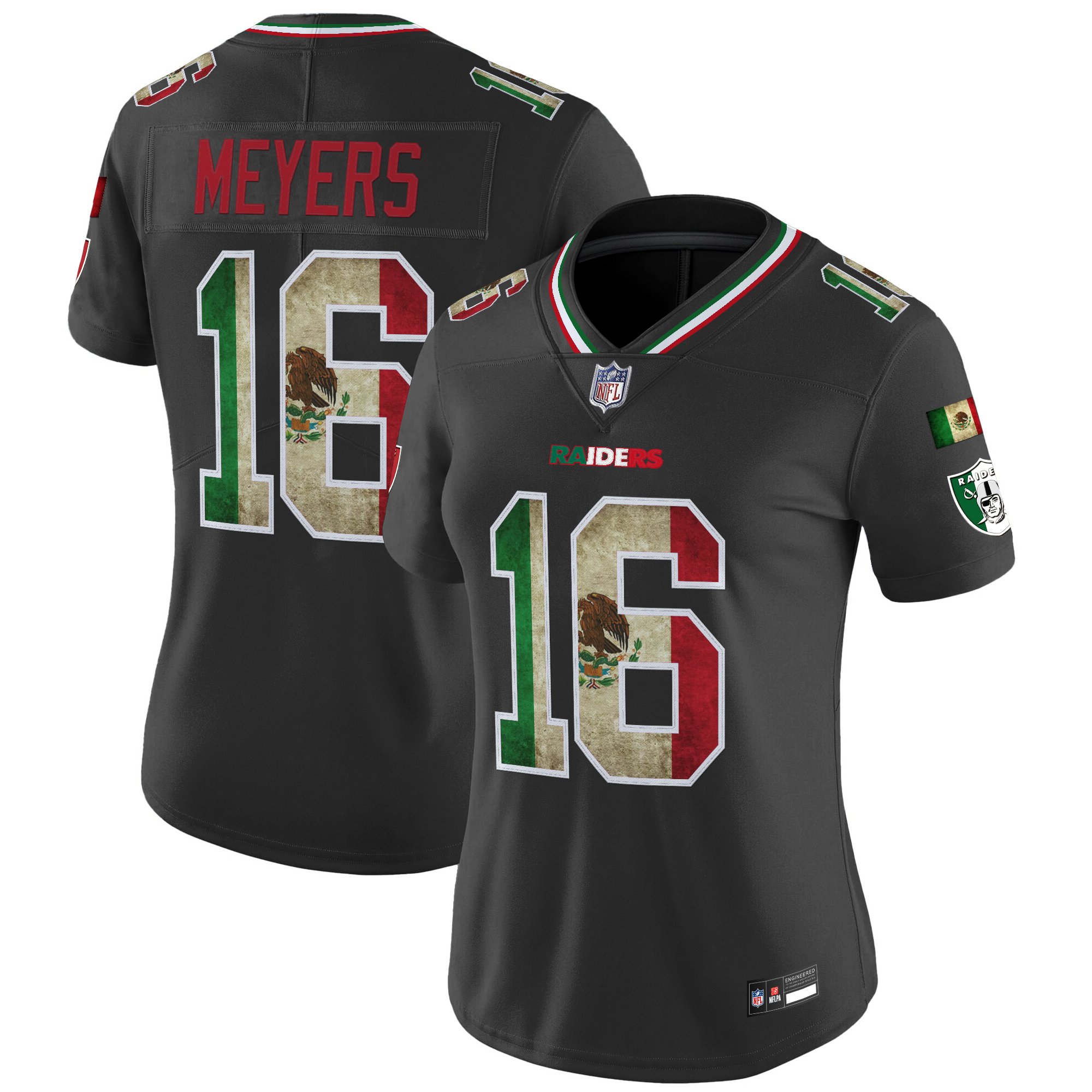 Women's Las Vegas Raiders Mexico Vapor Limited Jersey - All Stitched
