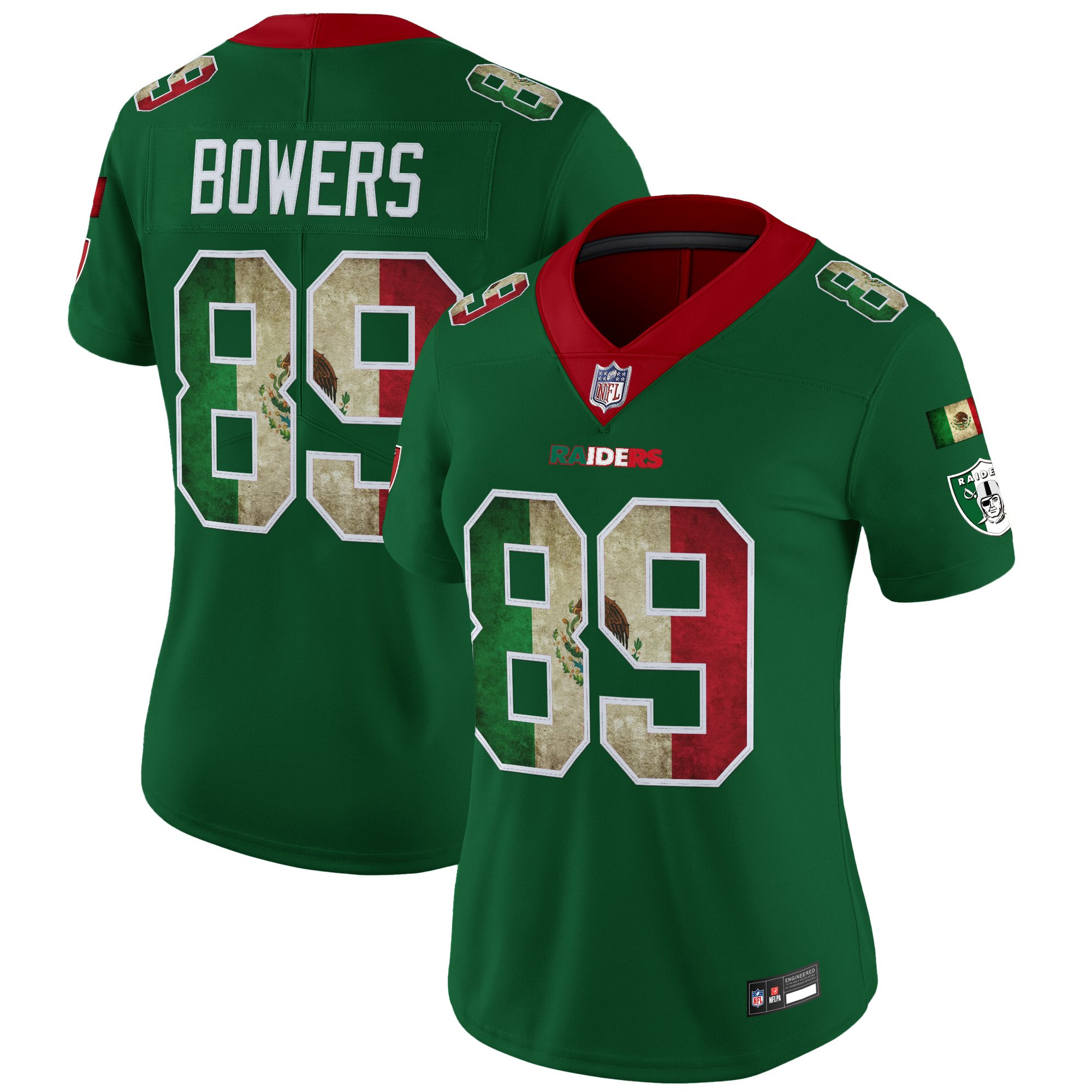 Women's Las Vegas Raiders Mexico Vapor Limited Jersey - All Stitched