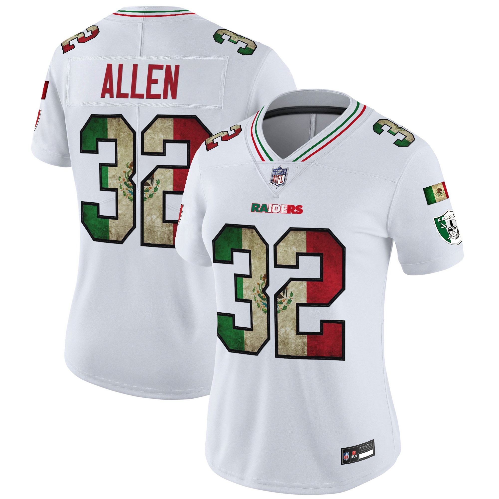 Women's Las Vegas Raiders Mexico Vapor Limited Jersey - All Stitched
